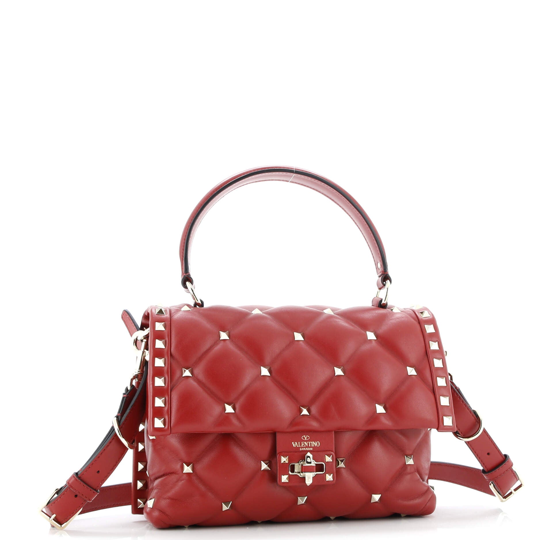 Candystud Top Handle Bag Leather Medium