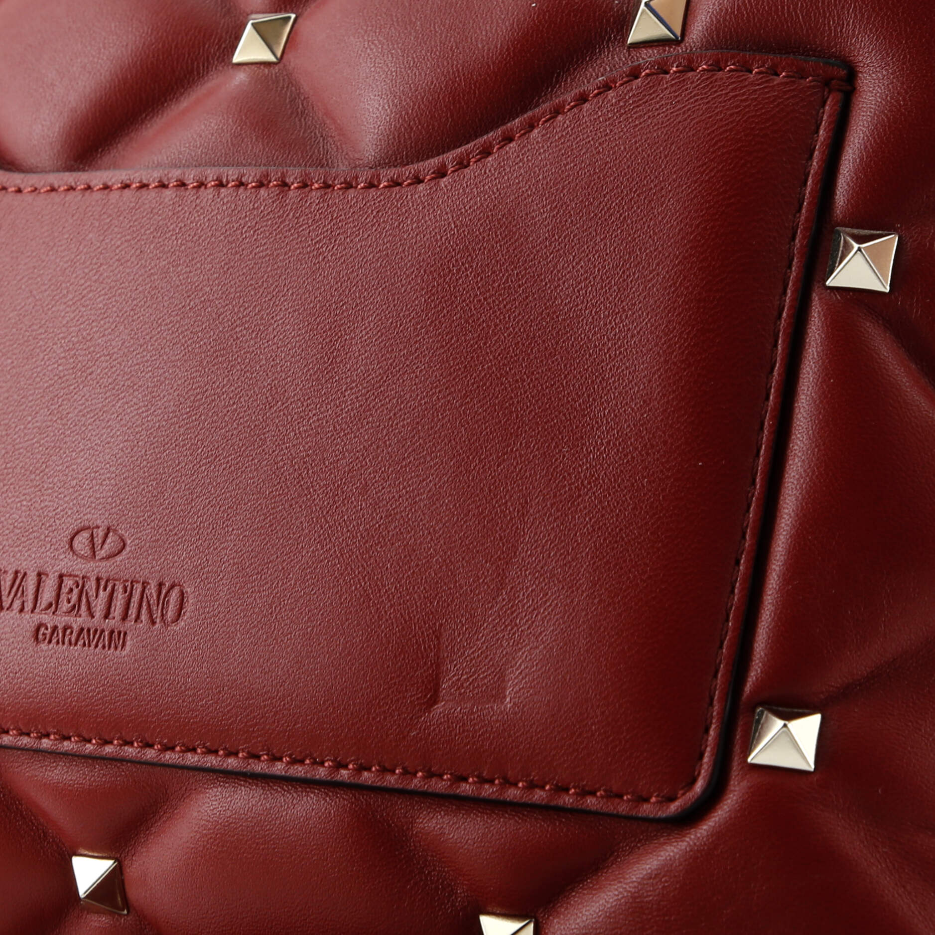 Candystud Top Handle Bag Leather Medium