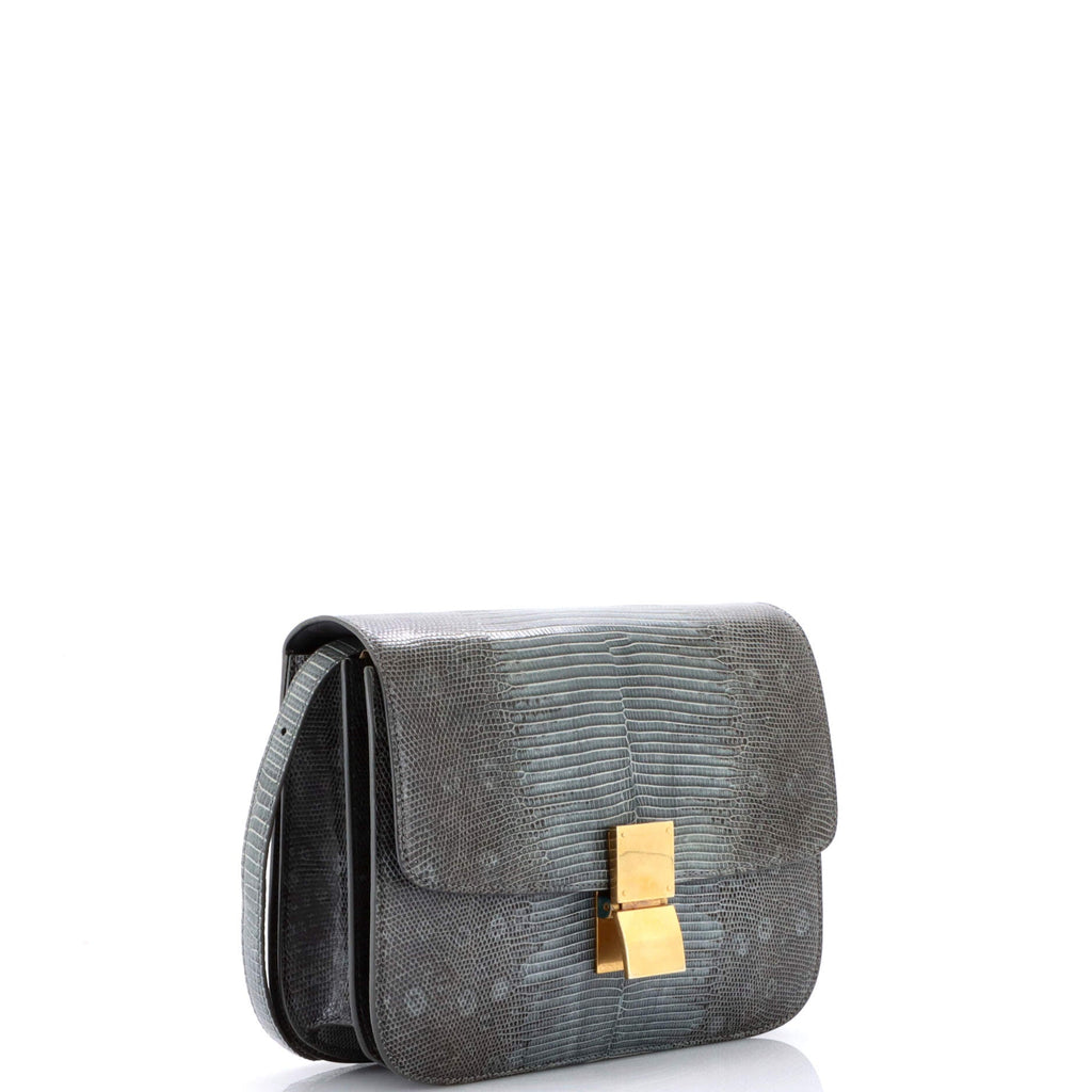 Classic Box Bag Lizard Medium