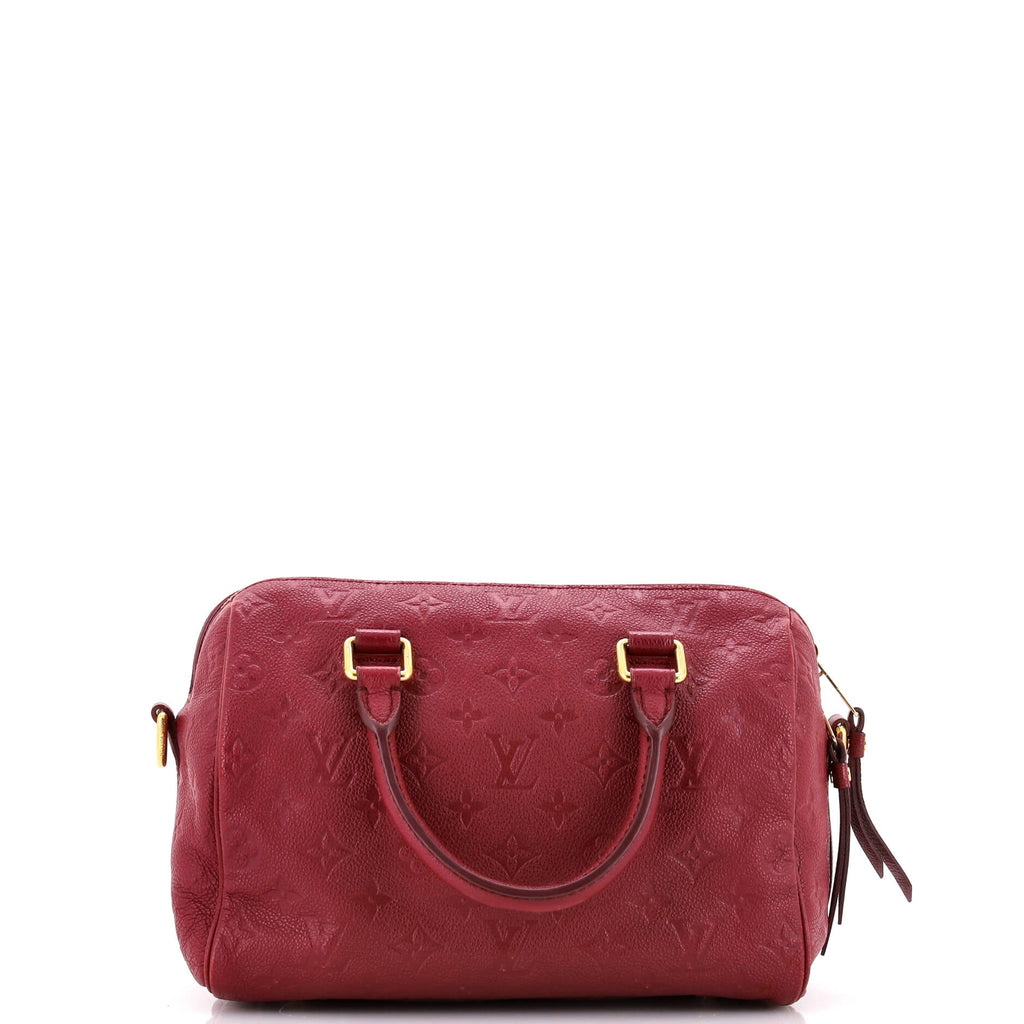 Speedy Bandouliere Bag Monogram Empreinte Leather 25