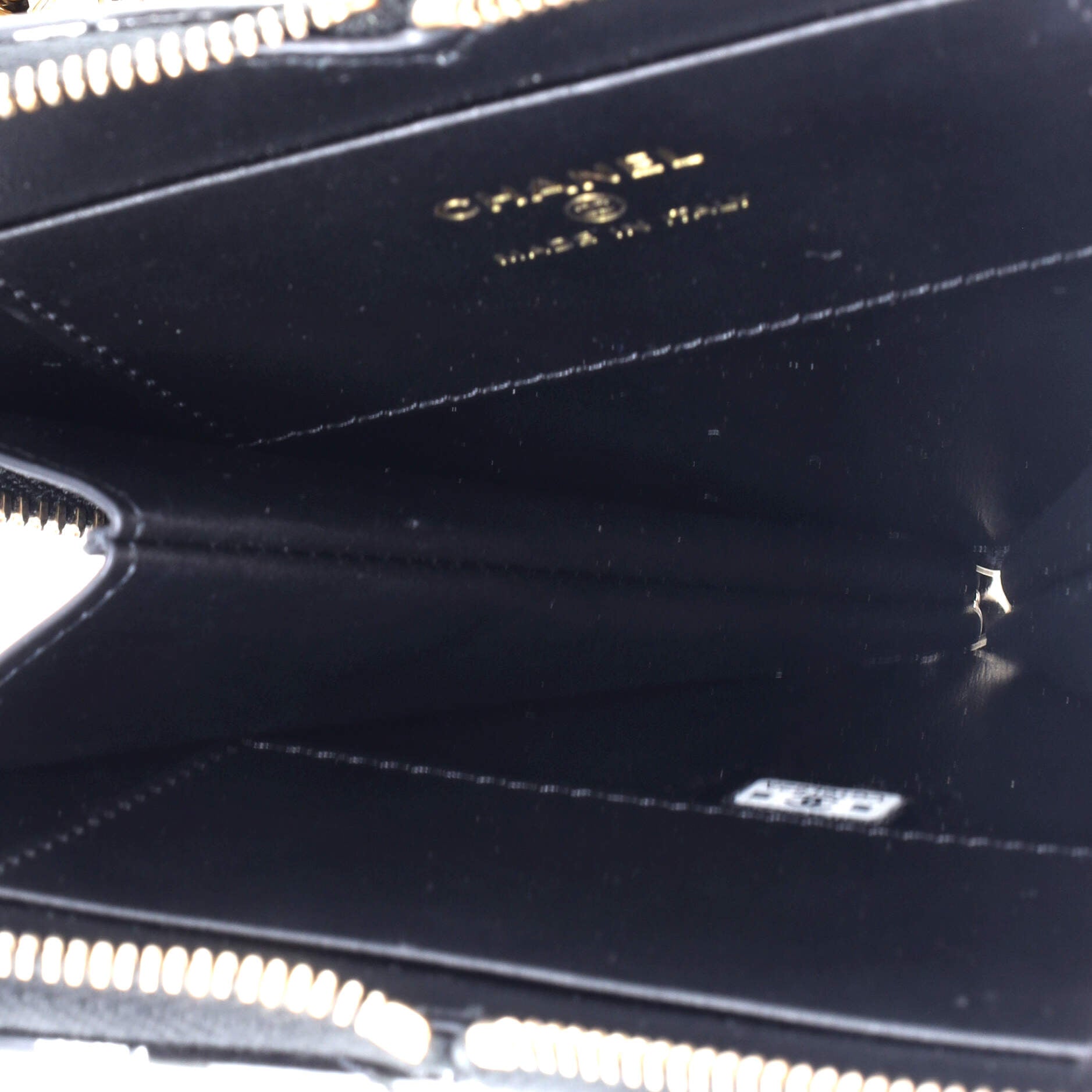 Double Heart Clutch with Chain Quilted Patent