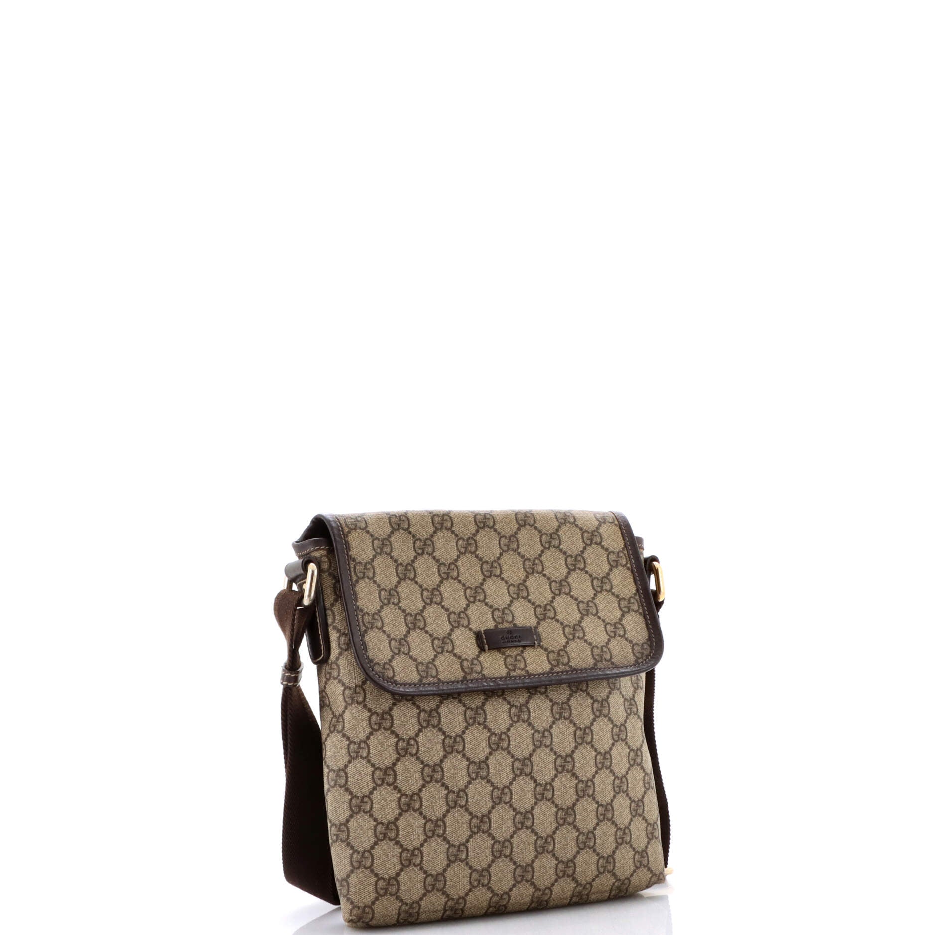 Flap Messenger GG Coated Canvas Small