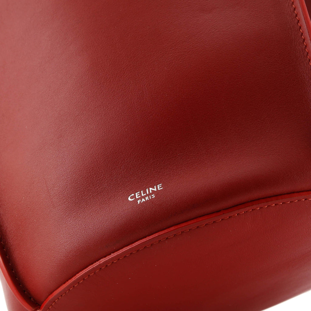 Long Strap Big Bag Bucket Leather