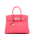 Birkin Handbag Rose Azalée Epsom with Palladium Hardware 30