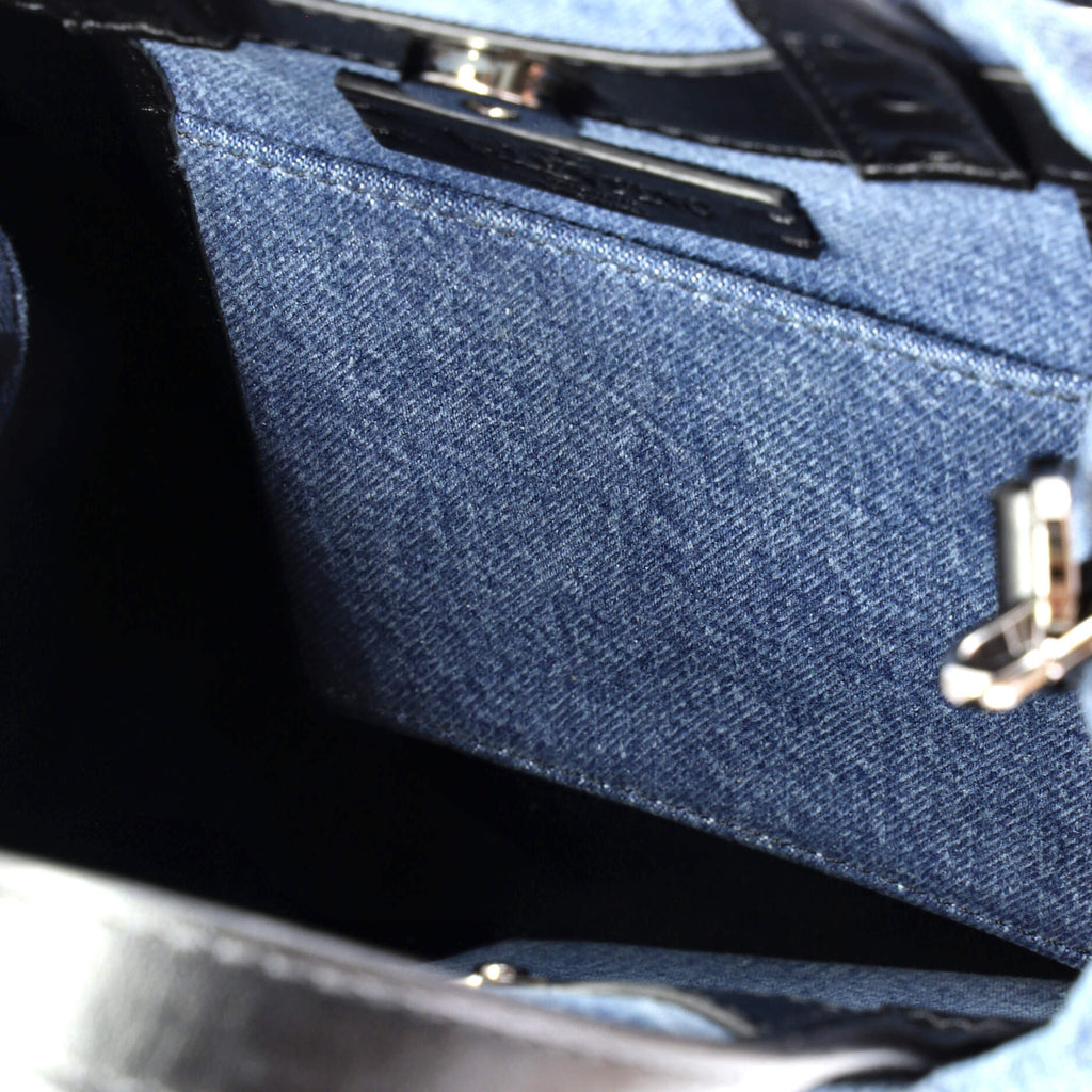 Grande Plage VLTN Tote Denim Mini