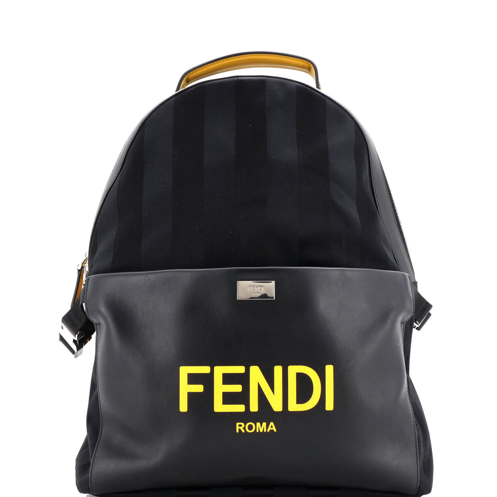 Essential Backpack Pequin Nylon and Leather