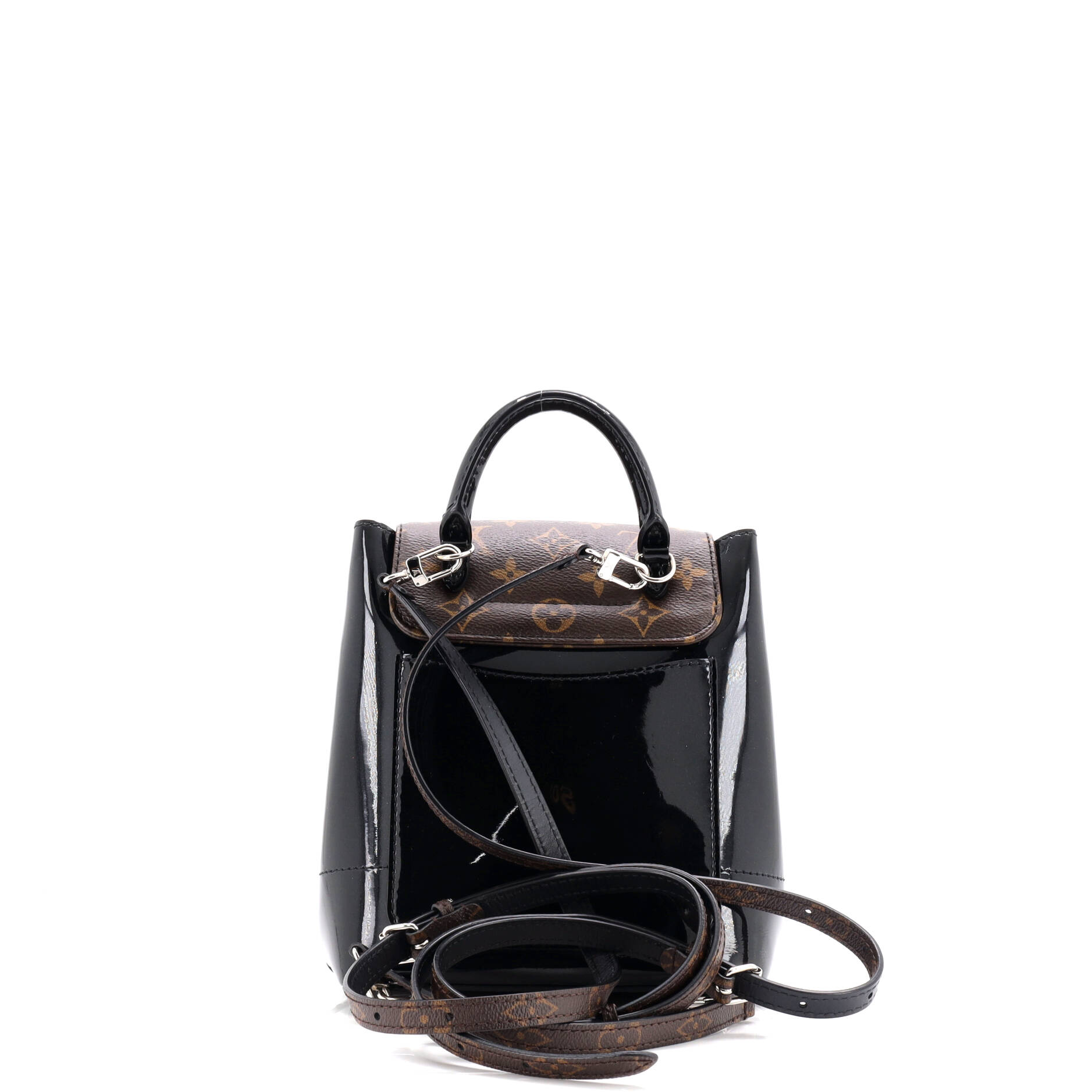 Hot Springs Backpack Vernis with Monogram Canvas