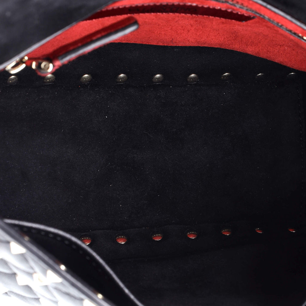 Rockstud Spike Flap Bag Embellished Quilted Leather Medium