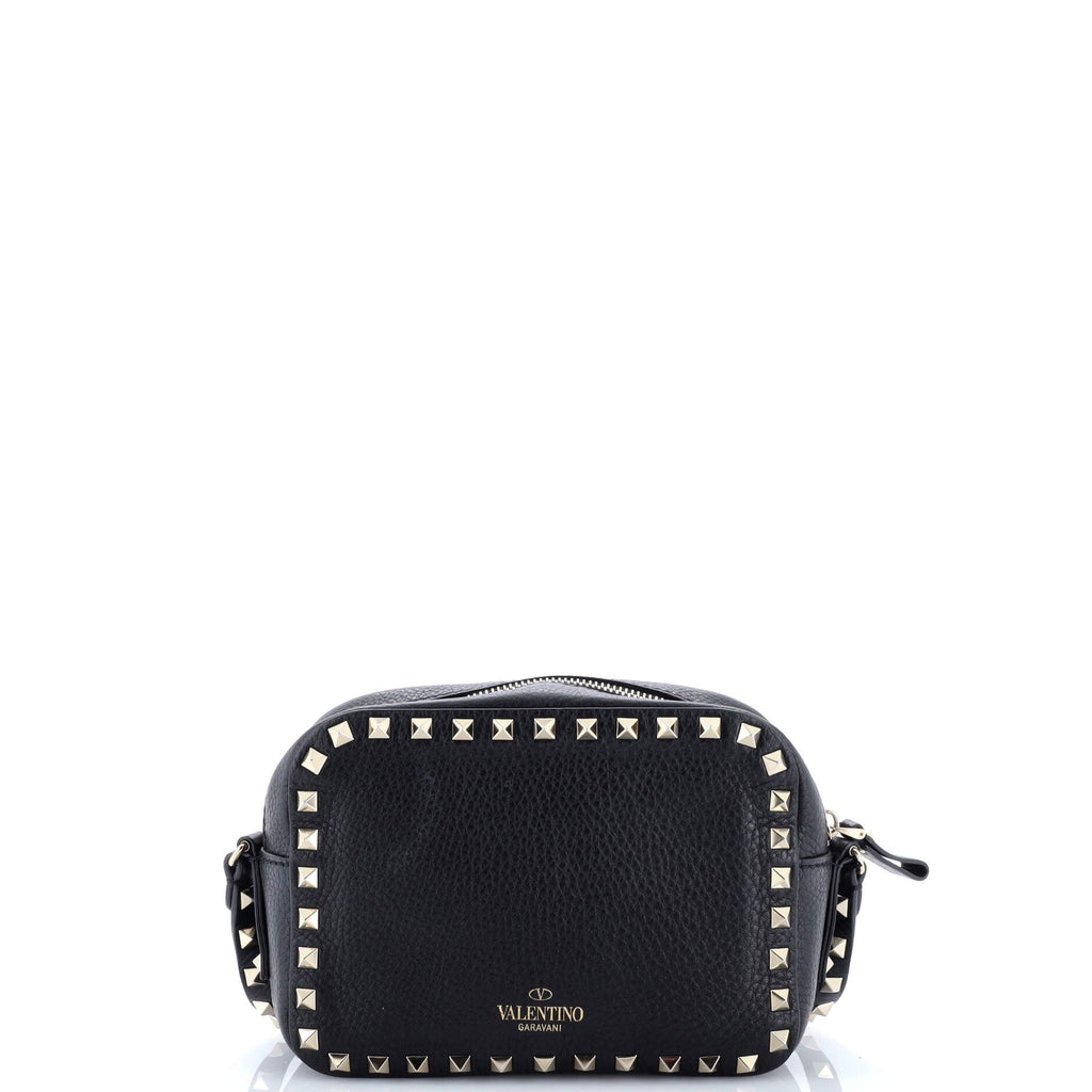 Rockstud Camera Crossbody Bag Leather