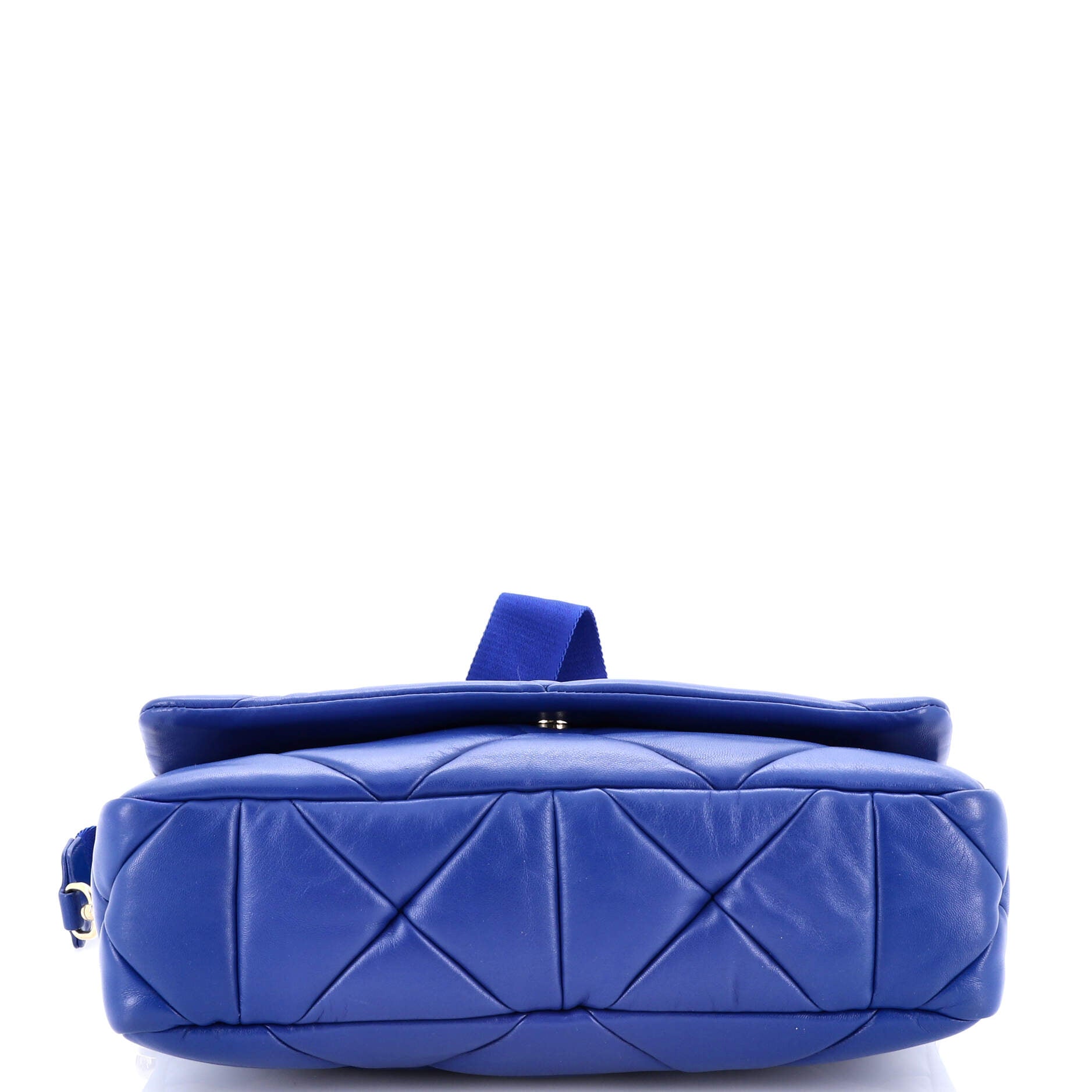 System Flap Shoulder Bag Quilted Nappa Leather Large