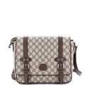 Interlocking G Patch Messenger Bag GG Coated Canvas Medium