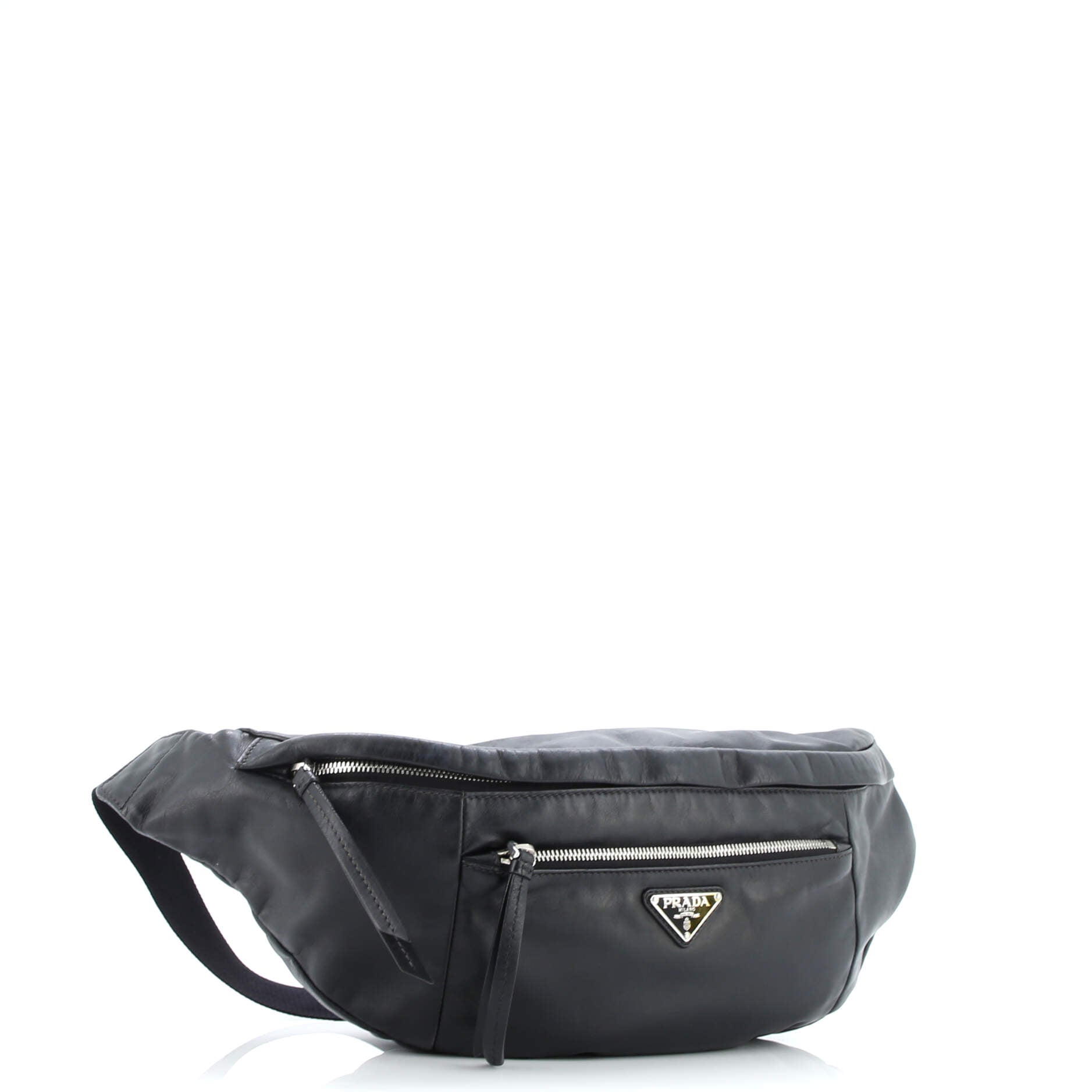 Front Pocket Belt Bag Soft Calfskin Large