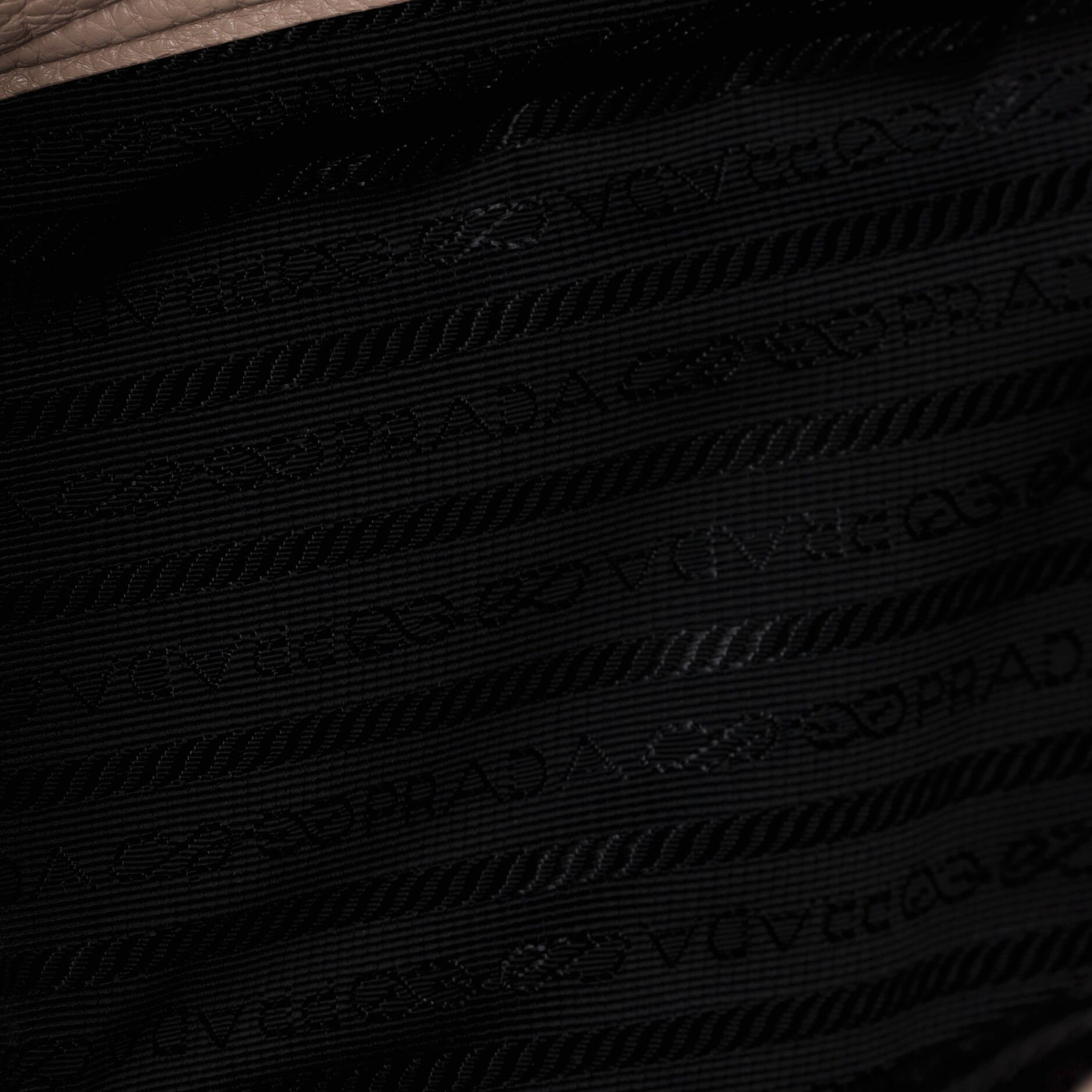Logo Tote Bag Perforated Leather Small