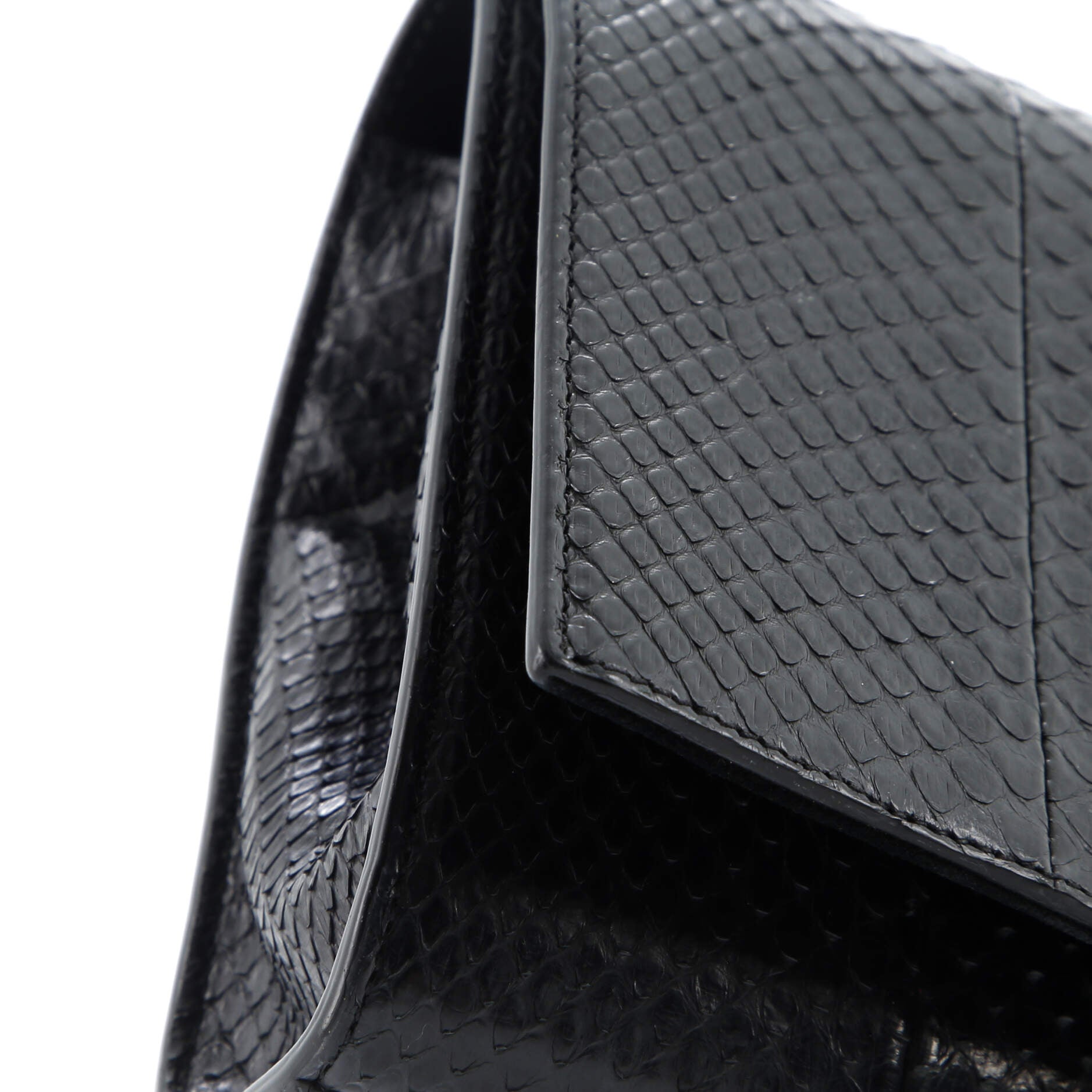 Classic Monogram Tassel Crossbody Bag Python Medium