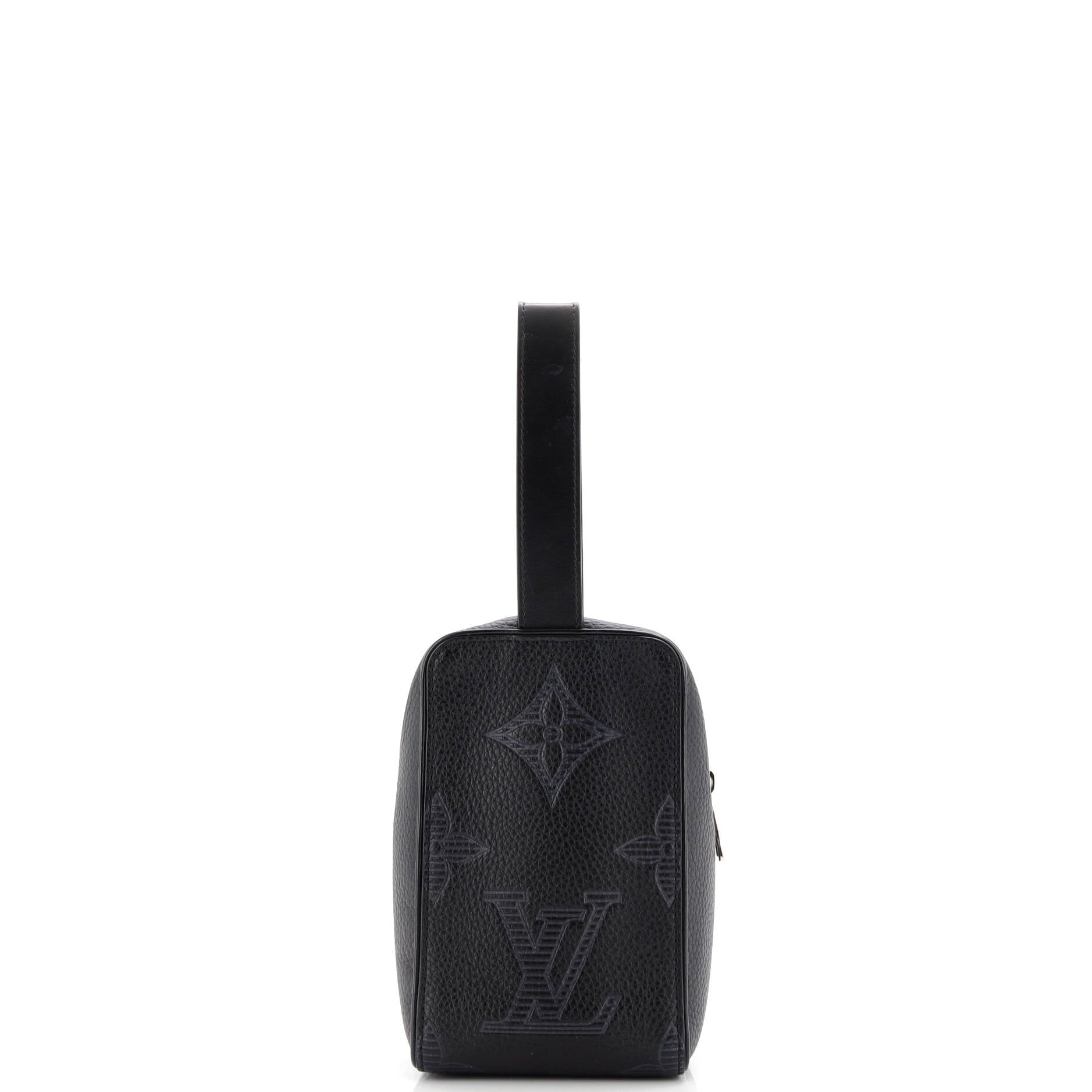 Wash Pouch Monogram Shadow Giant Taurillon Leather