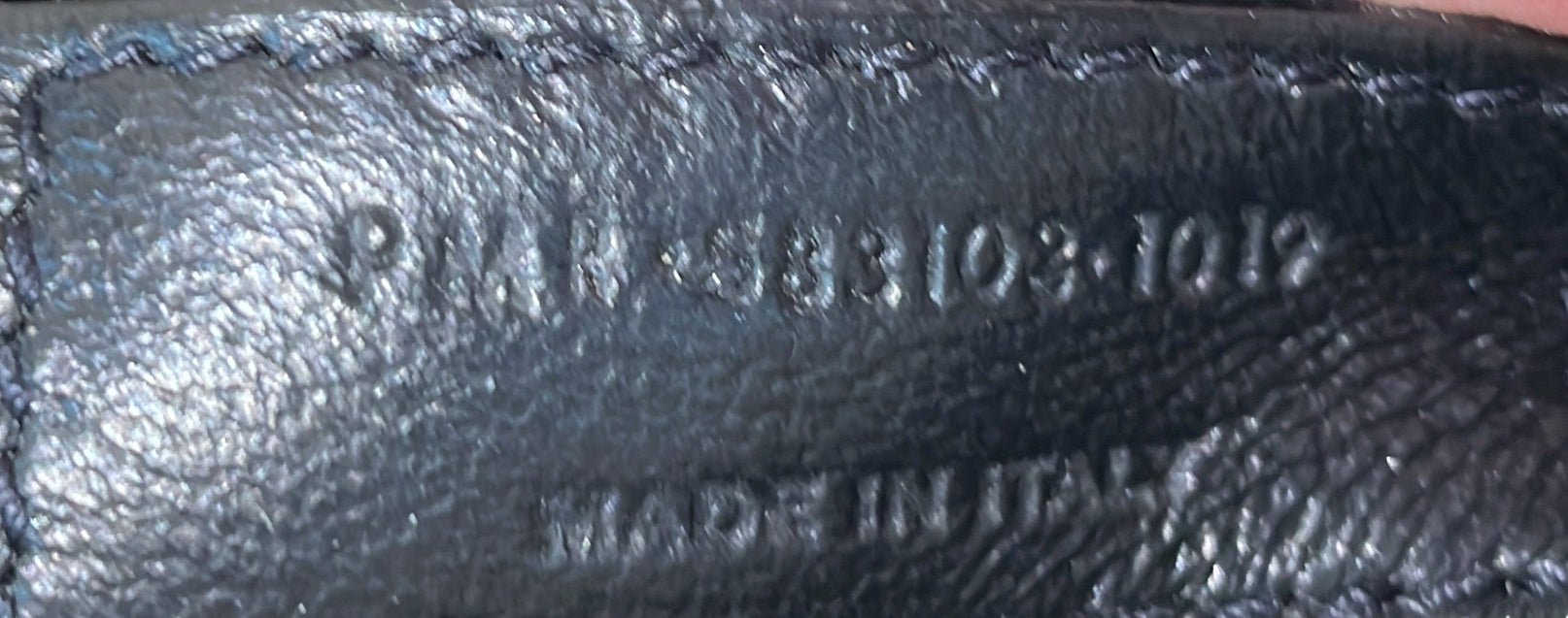 Niki Chain Wallet Matelasse Chevron Leather