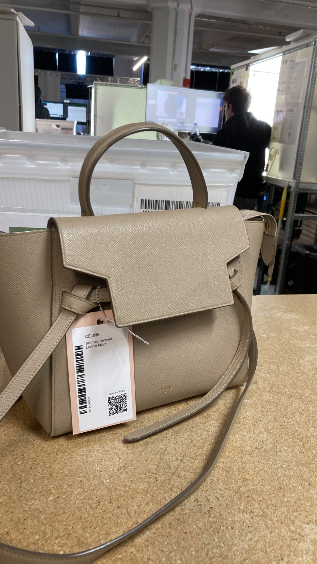 Belt Bag Textured Leather Micro