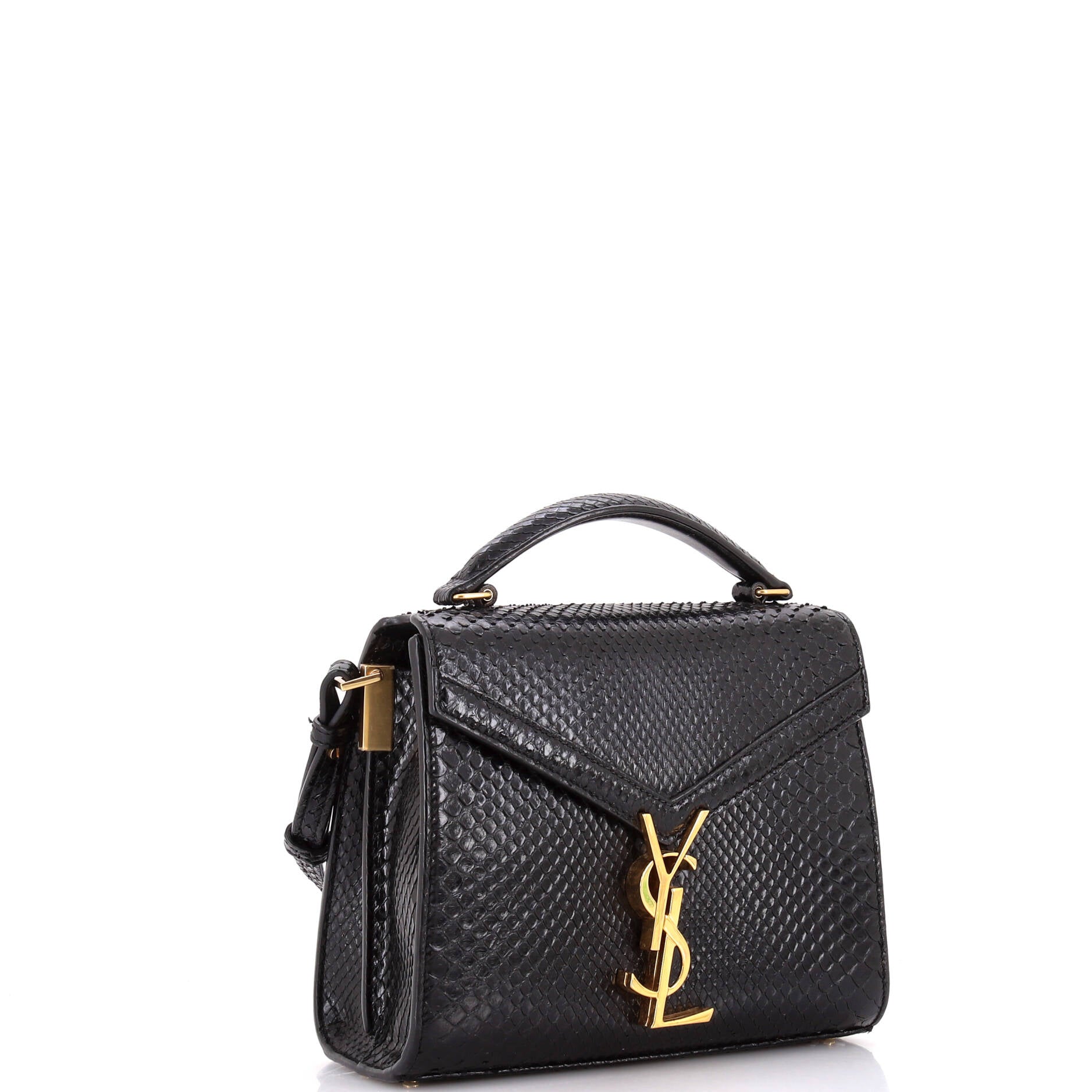 Cassandra Top Handle Bag Snakeskin Mini