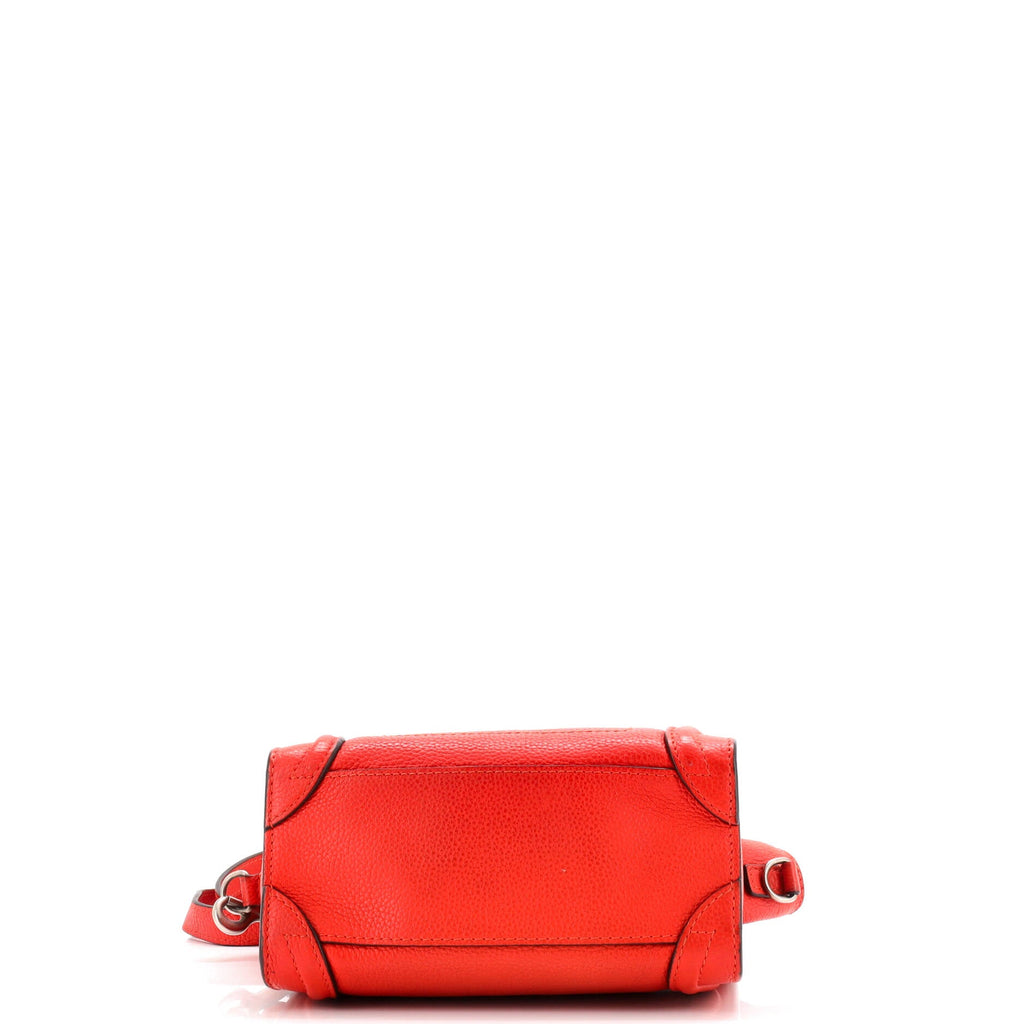 Luggage Bag Grainy Leather Nano