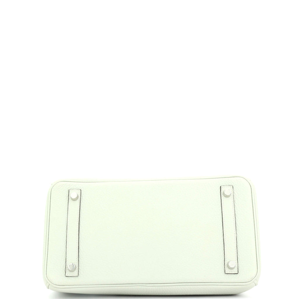 Birkin Handbag Vert Fizz Togo with Palladium Hardware 30