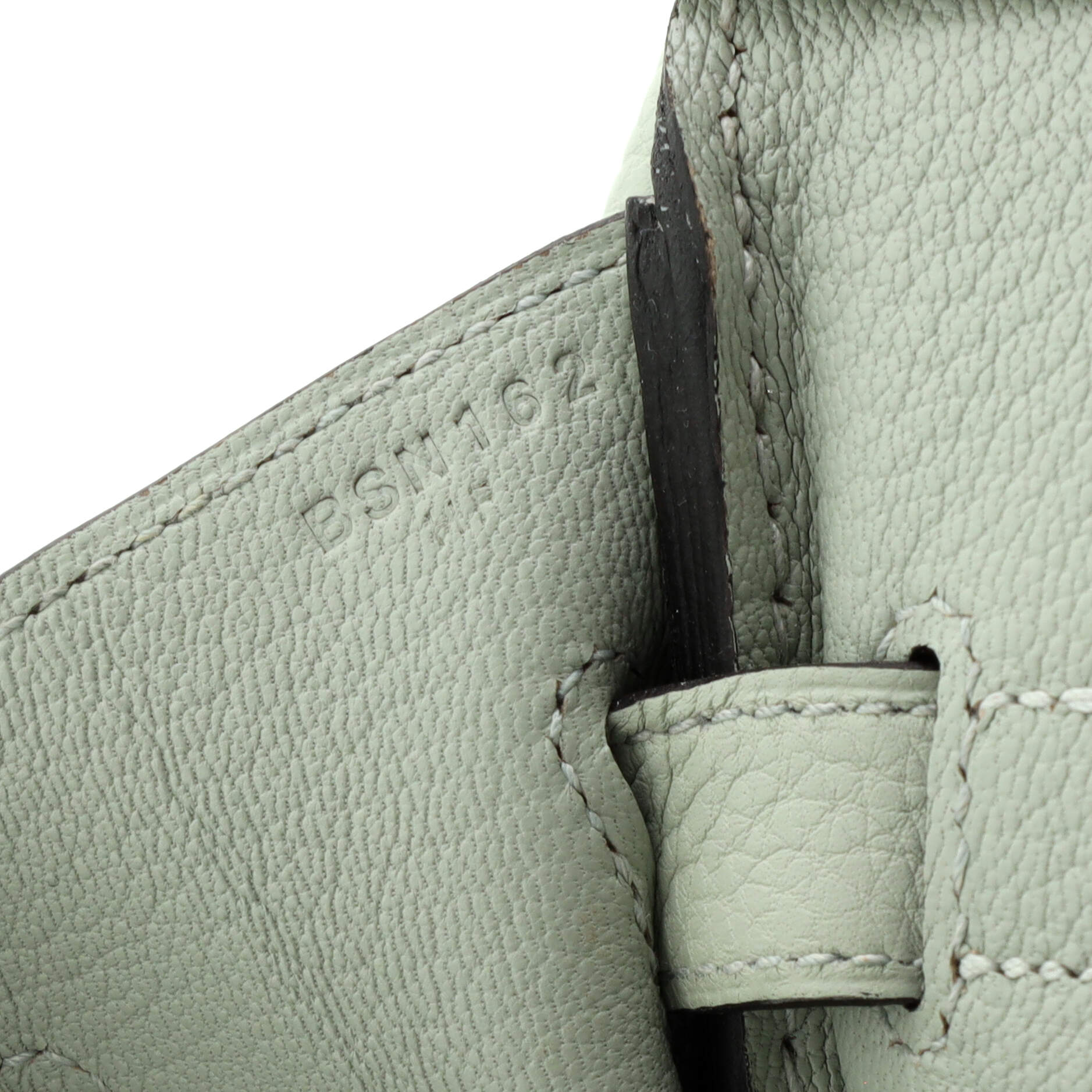 Birkin Handbag Vert Fizz Togo with Palladium Hardware 30