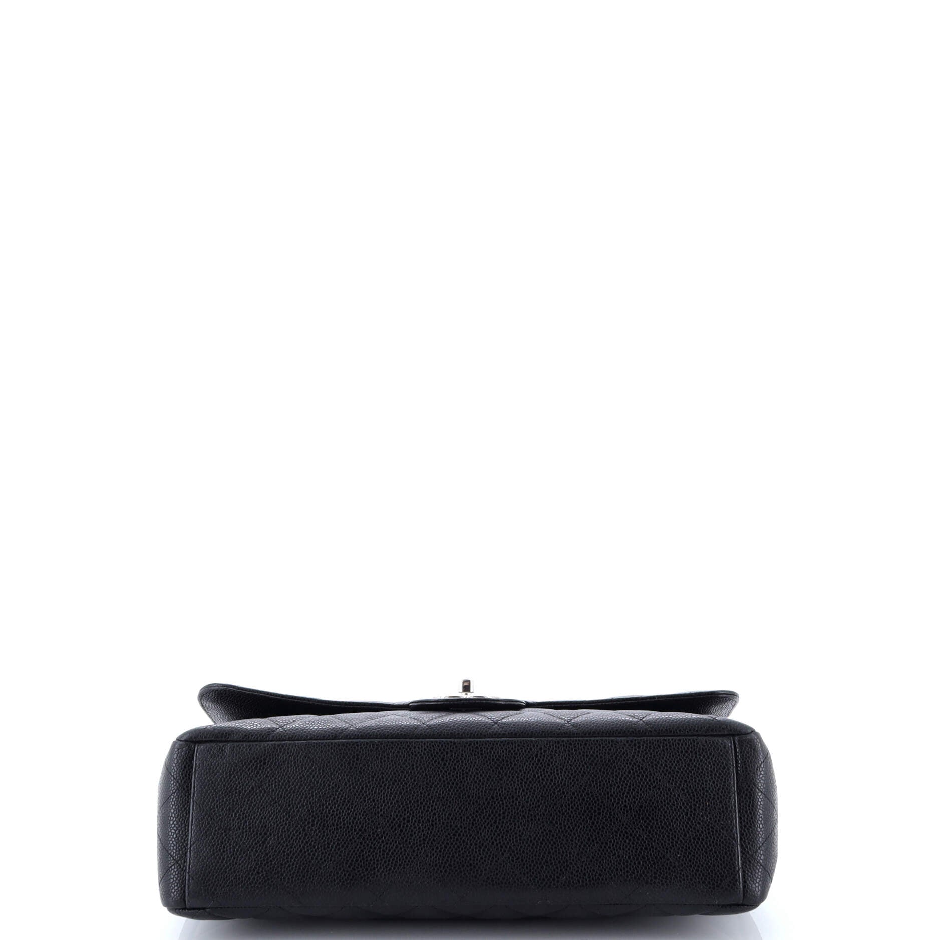 Classic Double Flap Bag Quilted Caviar Maxi
