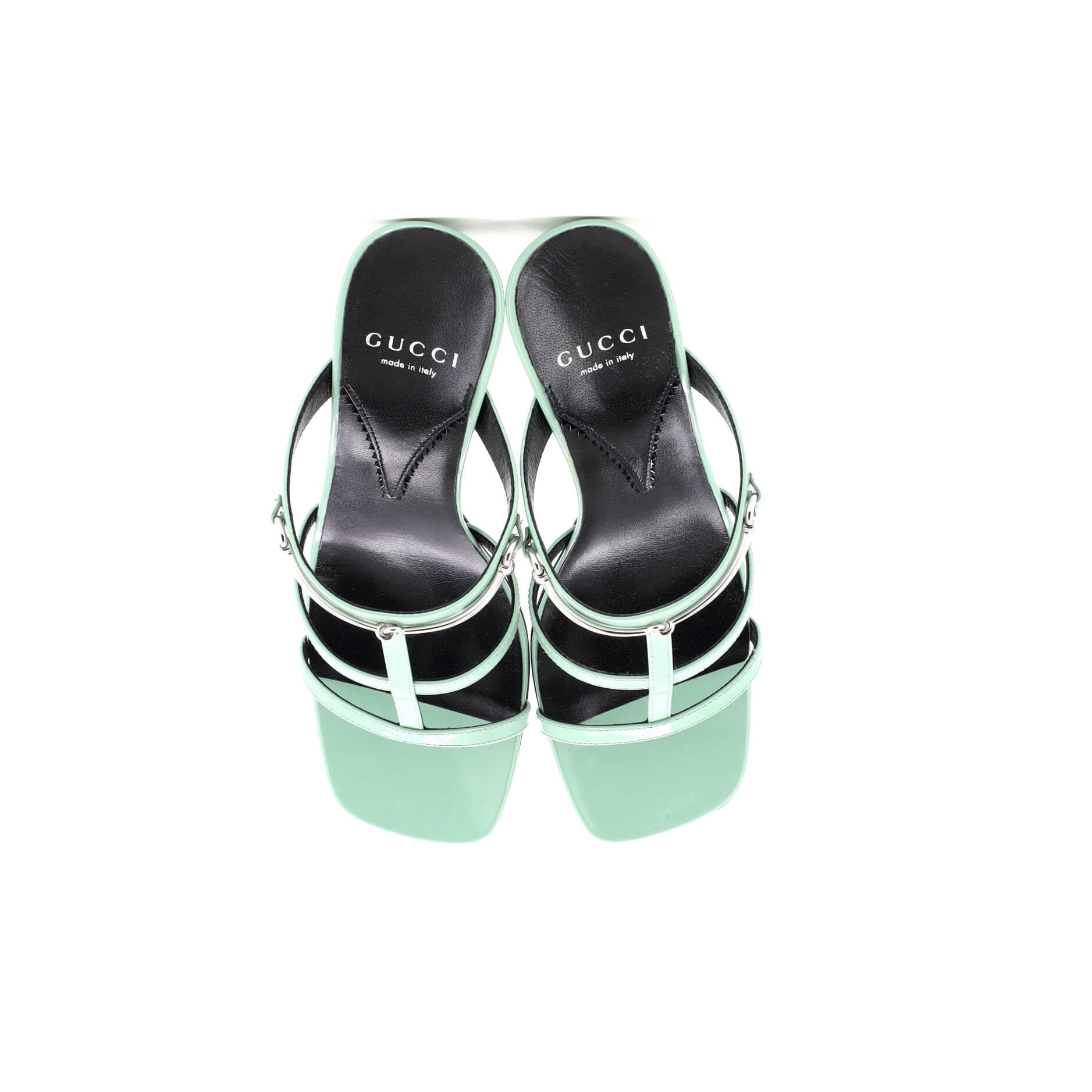 Women's Horsebit Cage Heeled Sandals Leather