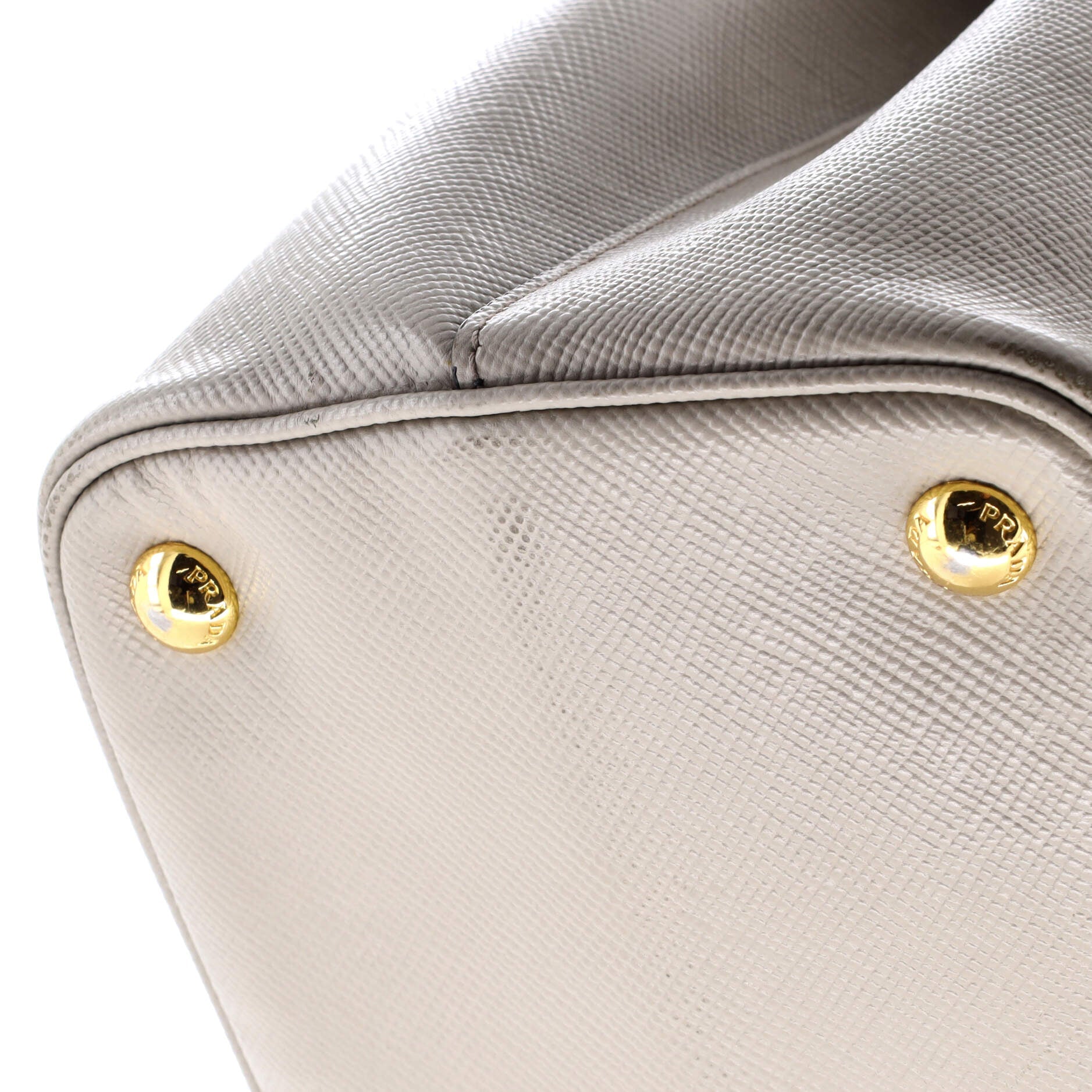 Cuir Double Tote Saffiano Leather Medium