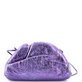 The Pouch Crinkled Metallic Leather Mini