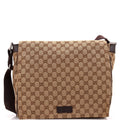 Flap Messenger Bag GG Canvas Large