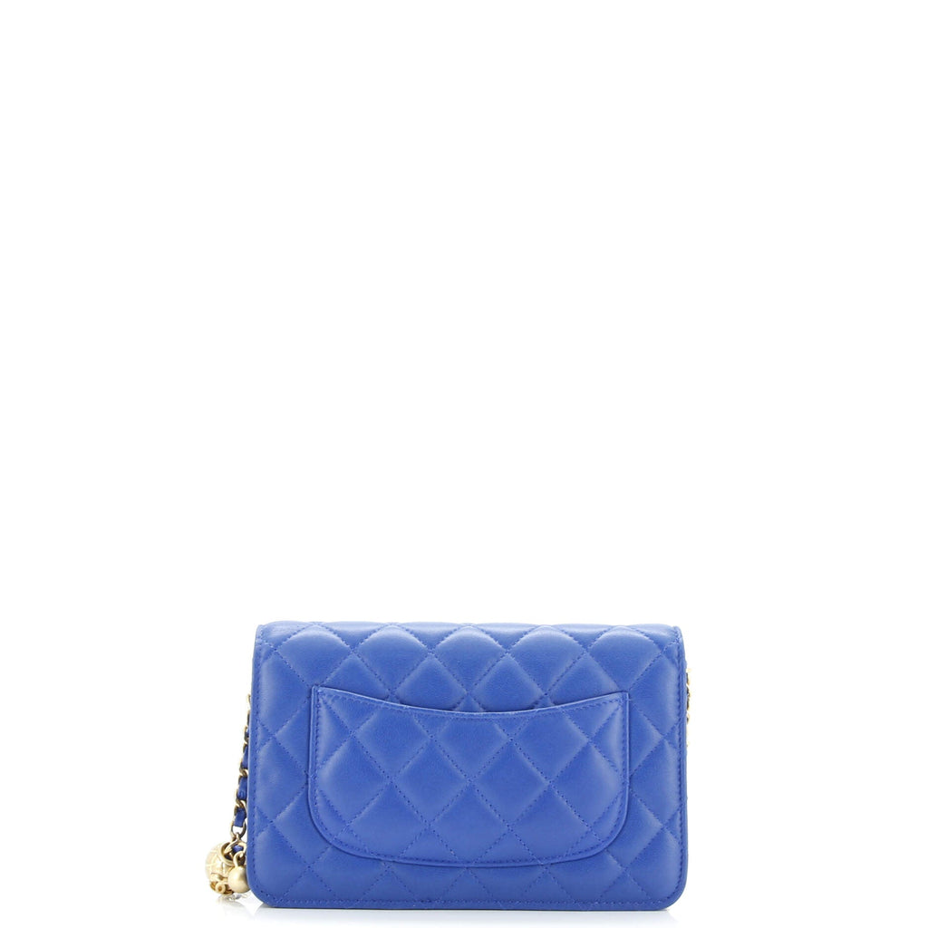 Pearl Crush Wallet on Chain Quilted Lambskin