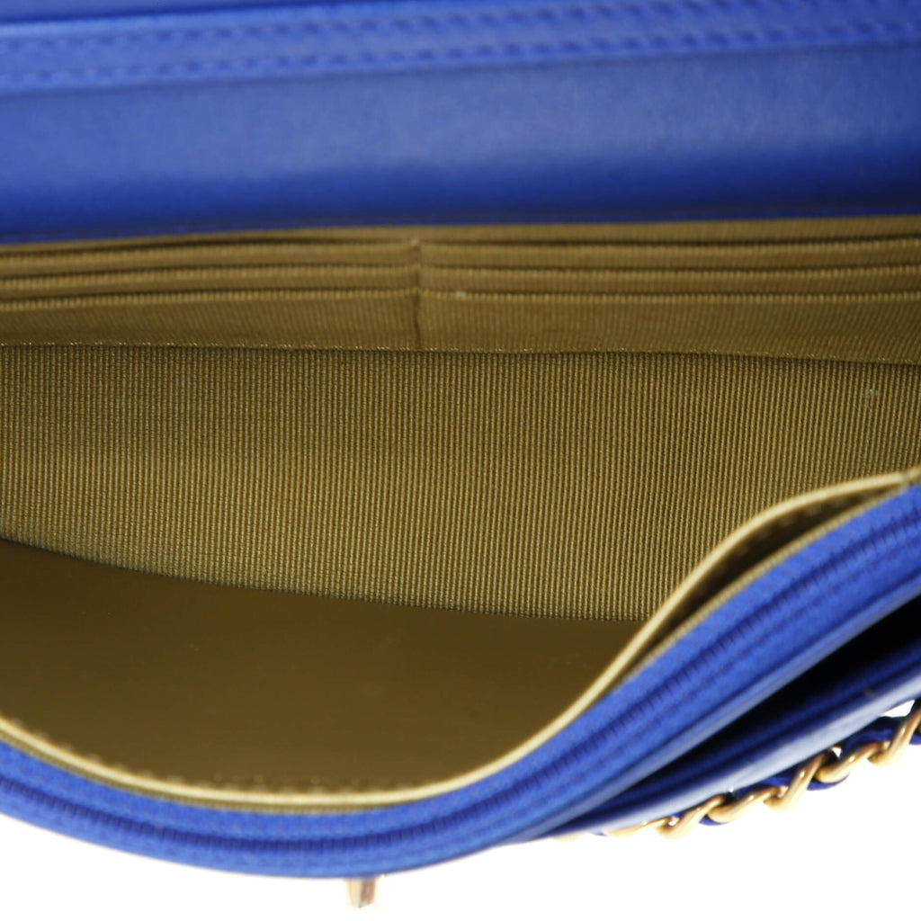 Pearl Crush Wallet on Chain Quilted Lambskin