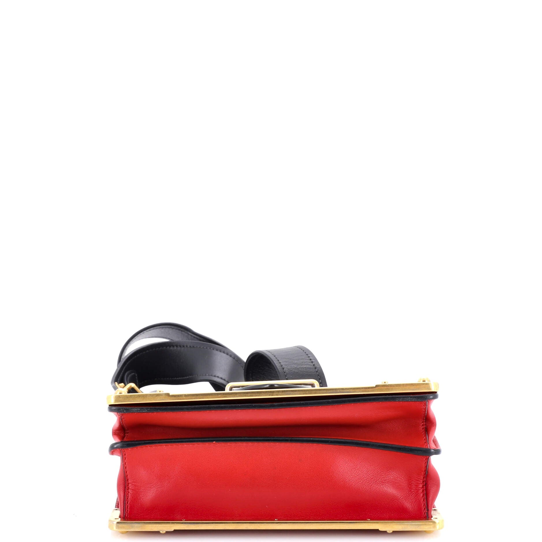 Cahier Crossbody Bag Crystal Embellished Leather Small