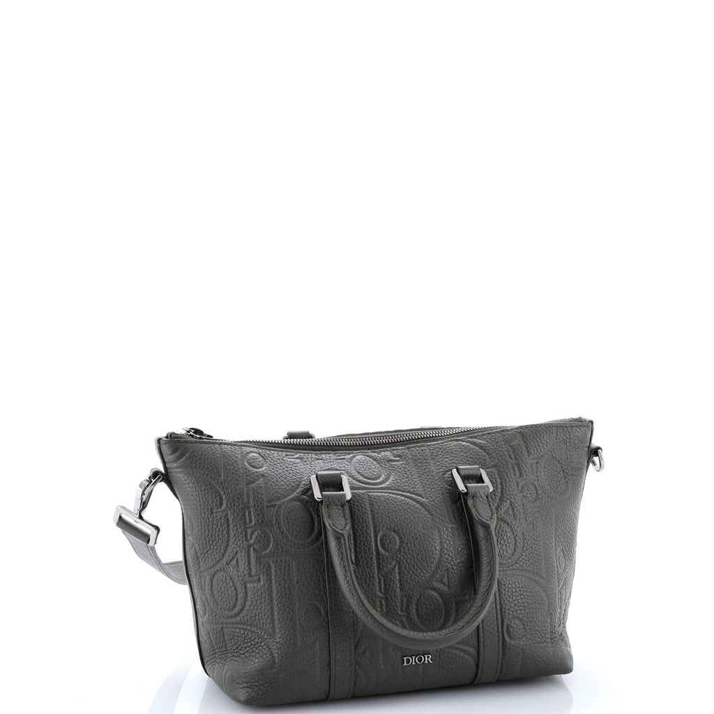 Weekender Convertible Tote Maxi Oblique Embossed Leather 25