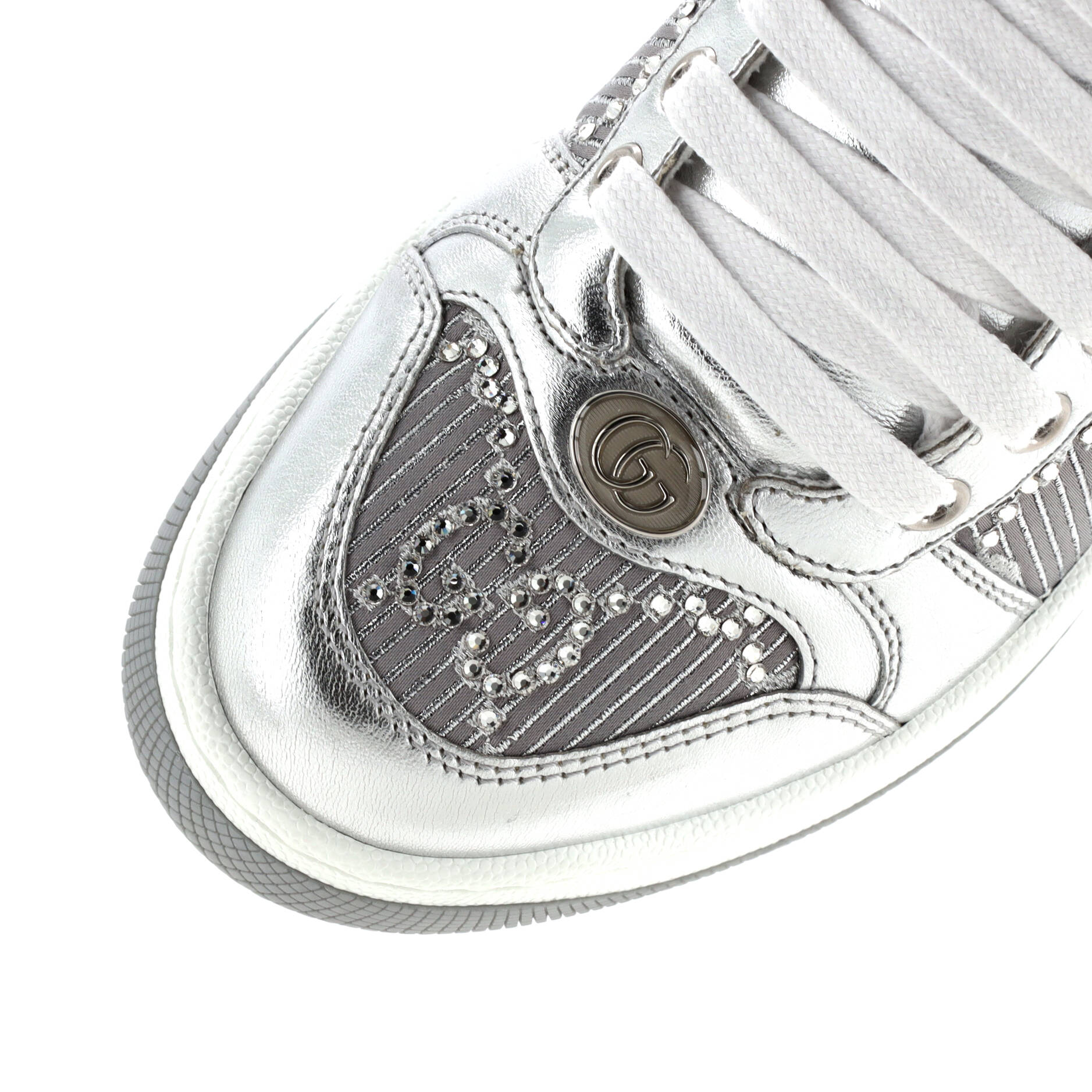 Screener Sneakers Leather with Crystals
