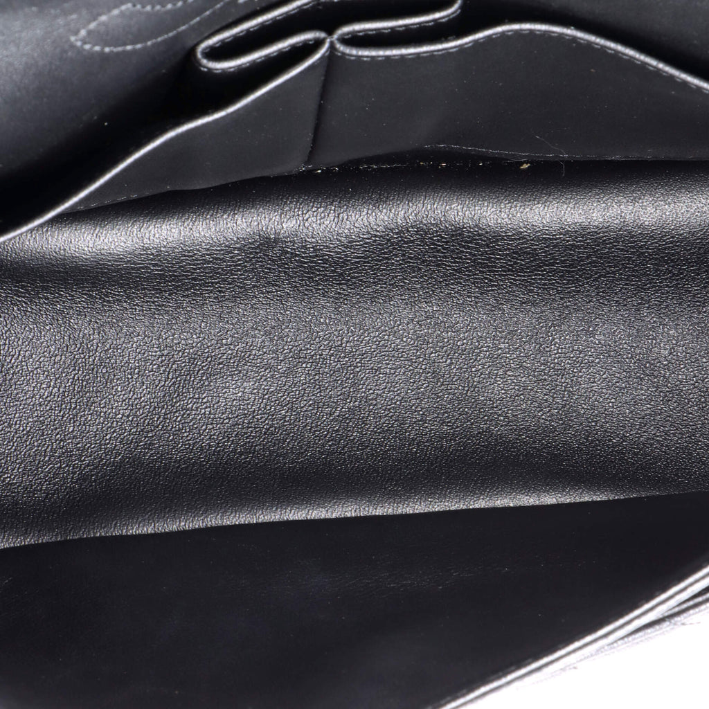 So Black Reissue 2.55 Flap Bag Chevron Sheepskin 226