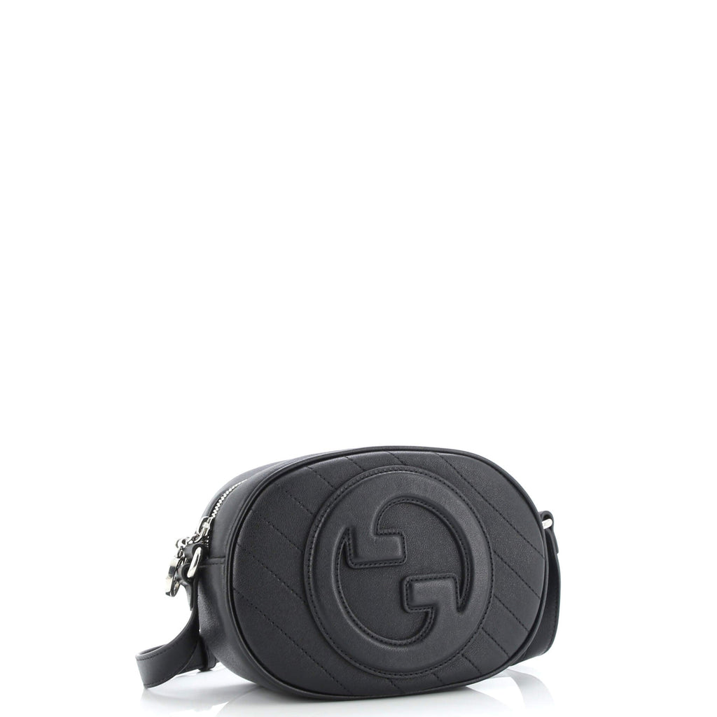 Blondie NM Camera Shoulder Bag Diagonal Quilted Leather Small