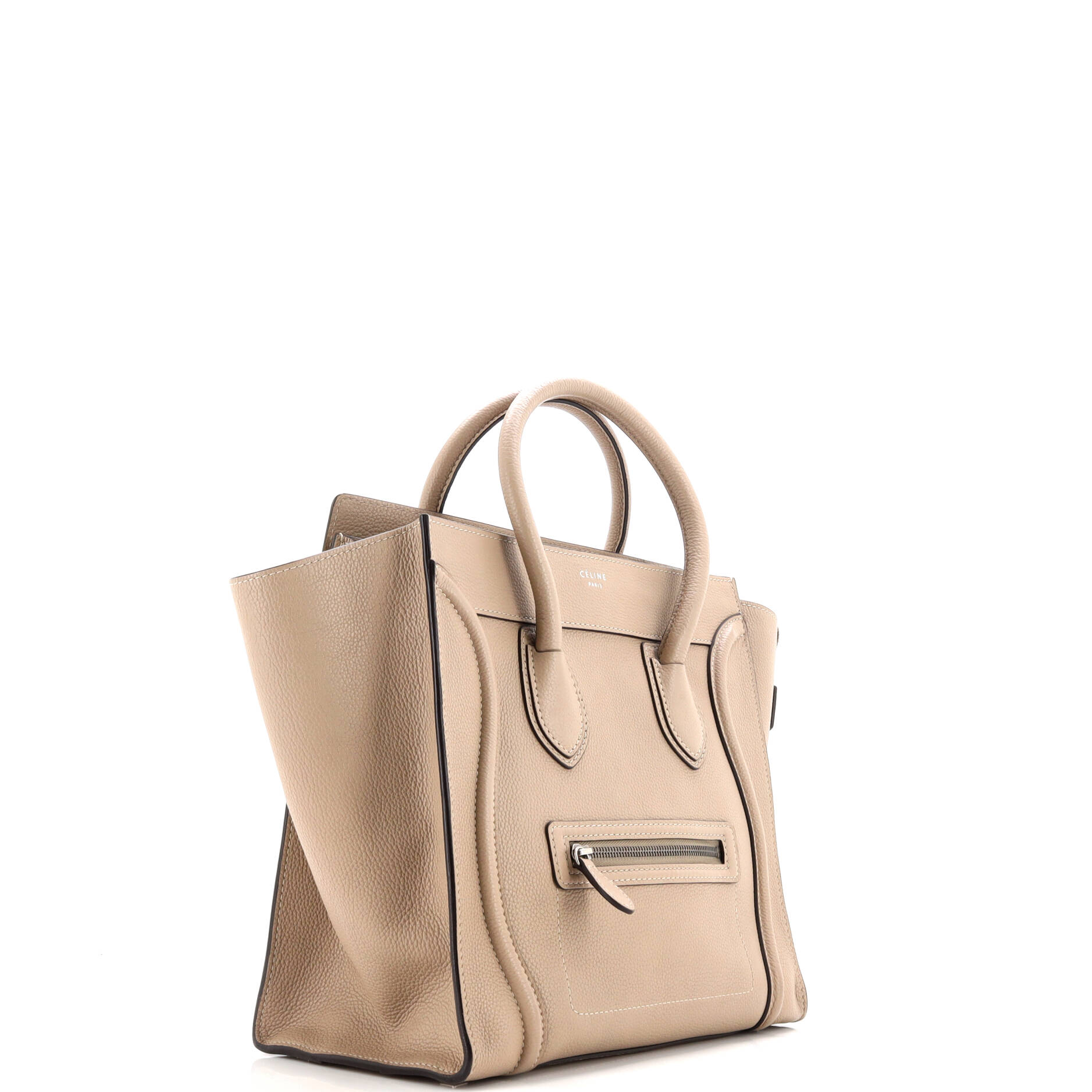 Luggage Bag Grainy Leather Mini