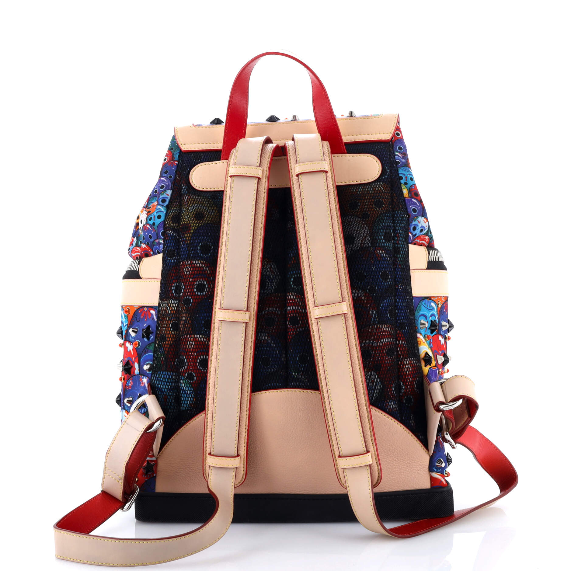 Explorafunk Backpack Spiked Printed Nylon