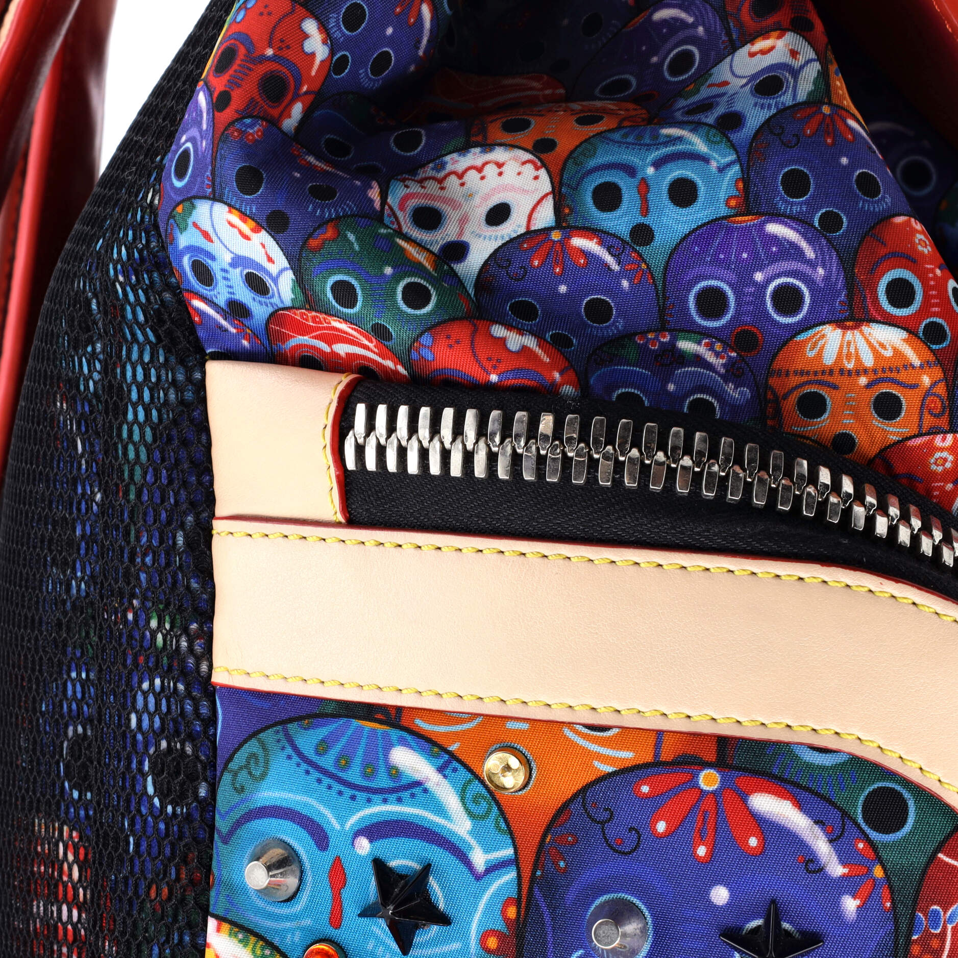 Explorafunk Backpack Spiked Printed Nylon