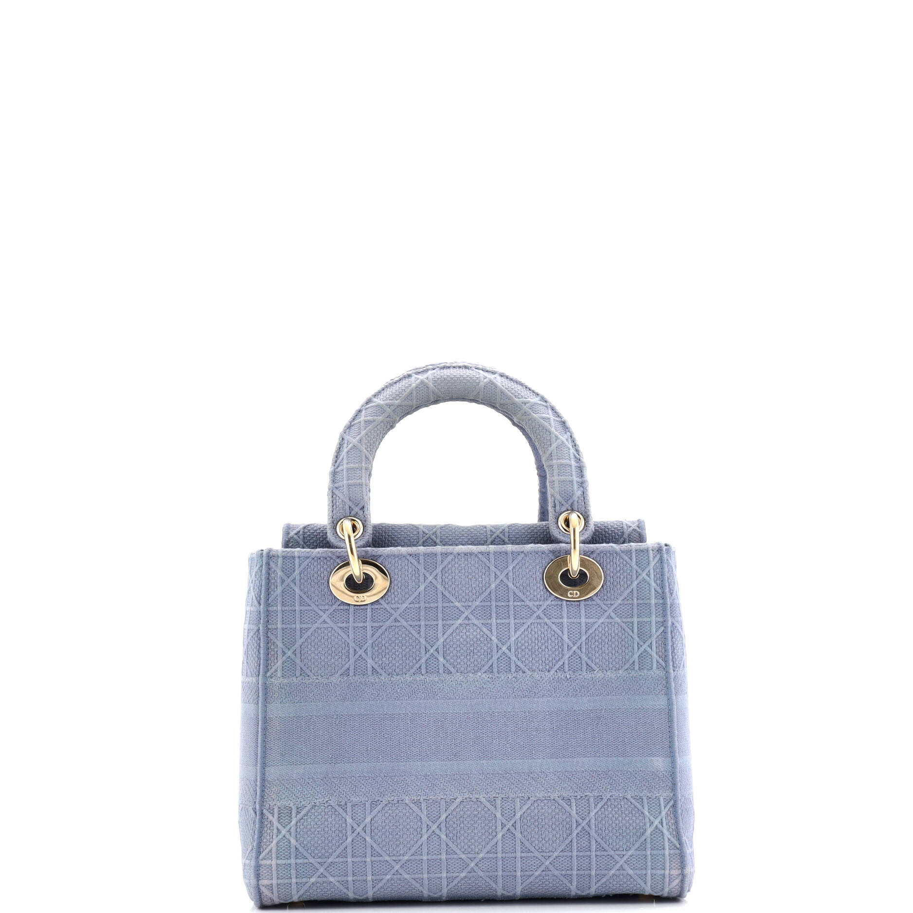 Lady D-Lite Bag Cannage Embroidered Canvas Medium