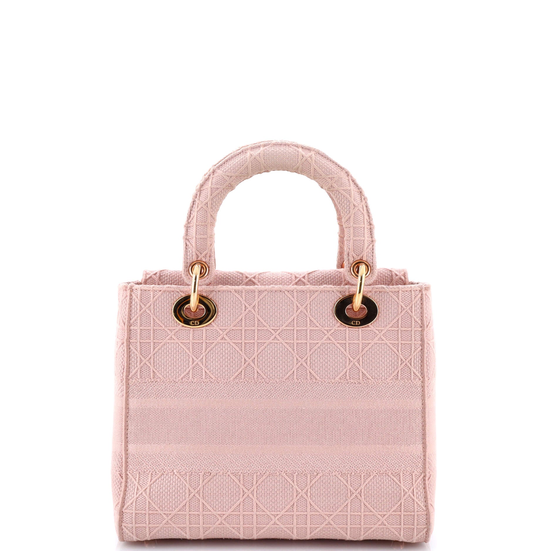 Lady D-Lite Bag Cannage Embroidered Canvas Medium