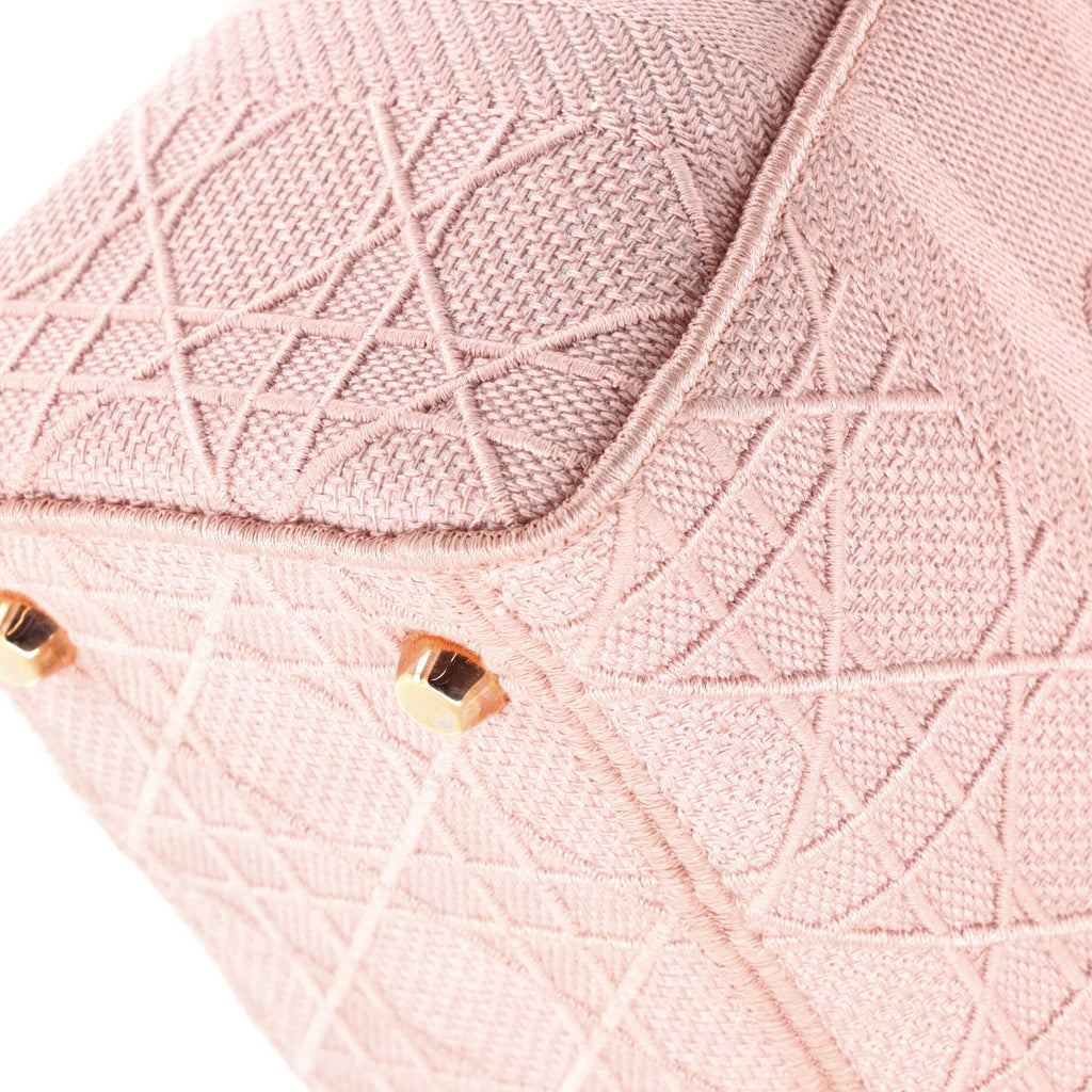 Lady D-Lite Bag Cannage Embroidered Canvas Medium