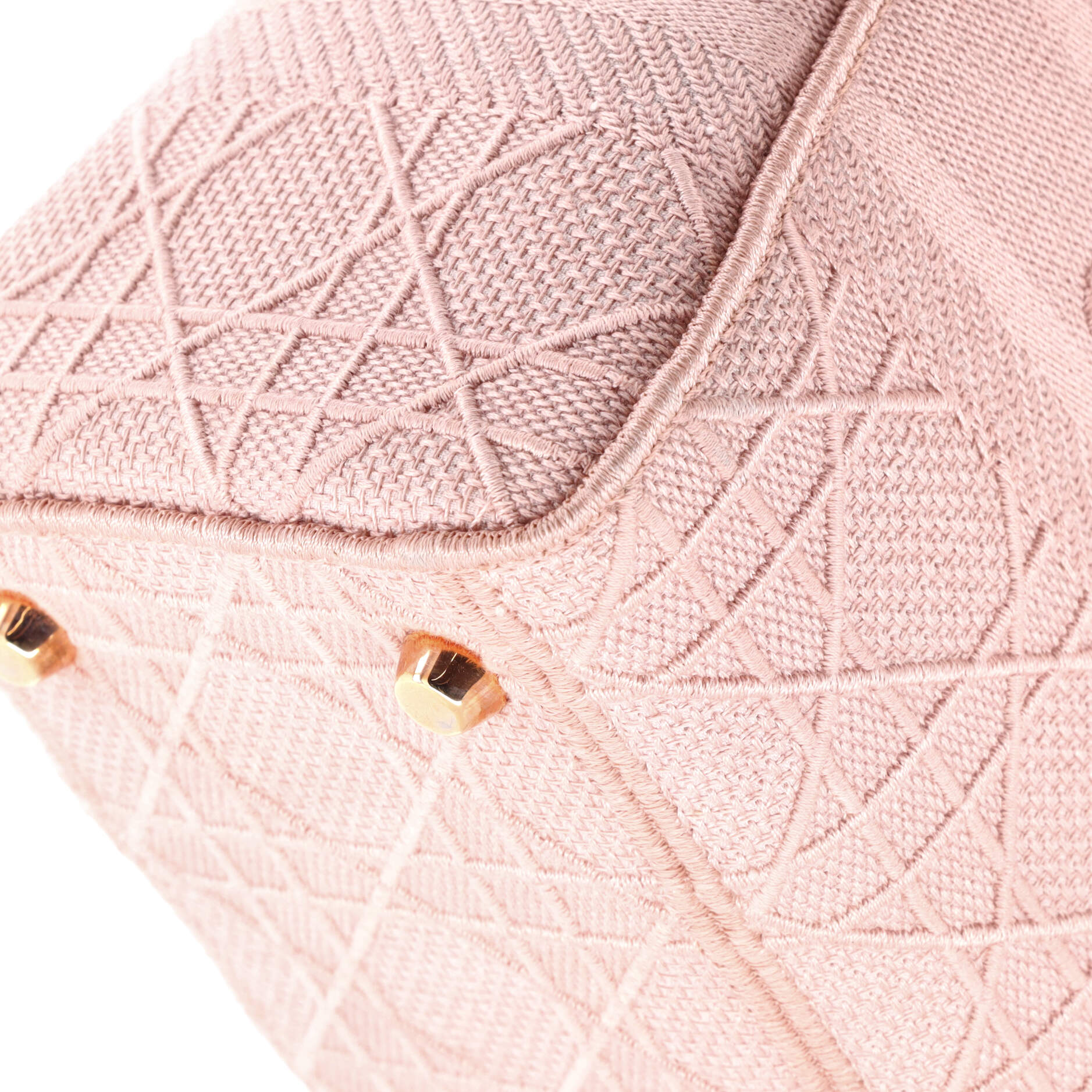 Lady D-Lite Bag Cannage Embroidered Canvas Medium