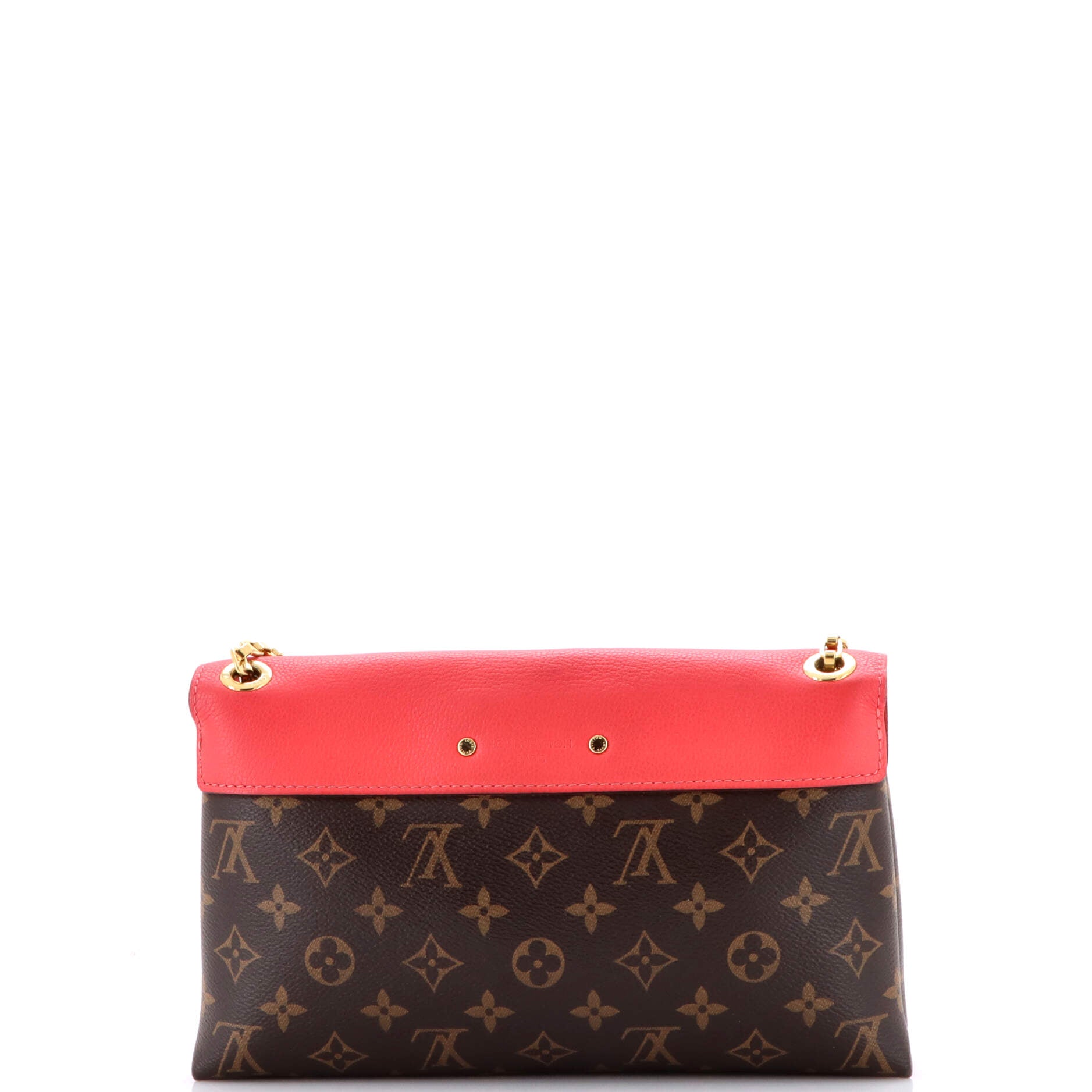 Pallas Chain Shoulder Bag Monogram Canvas and Calfskin