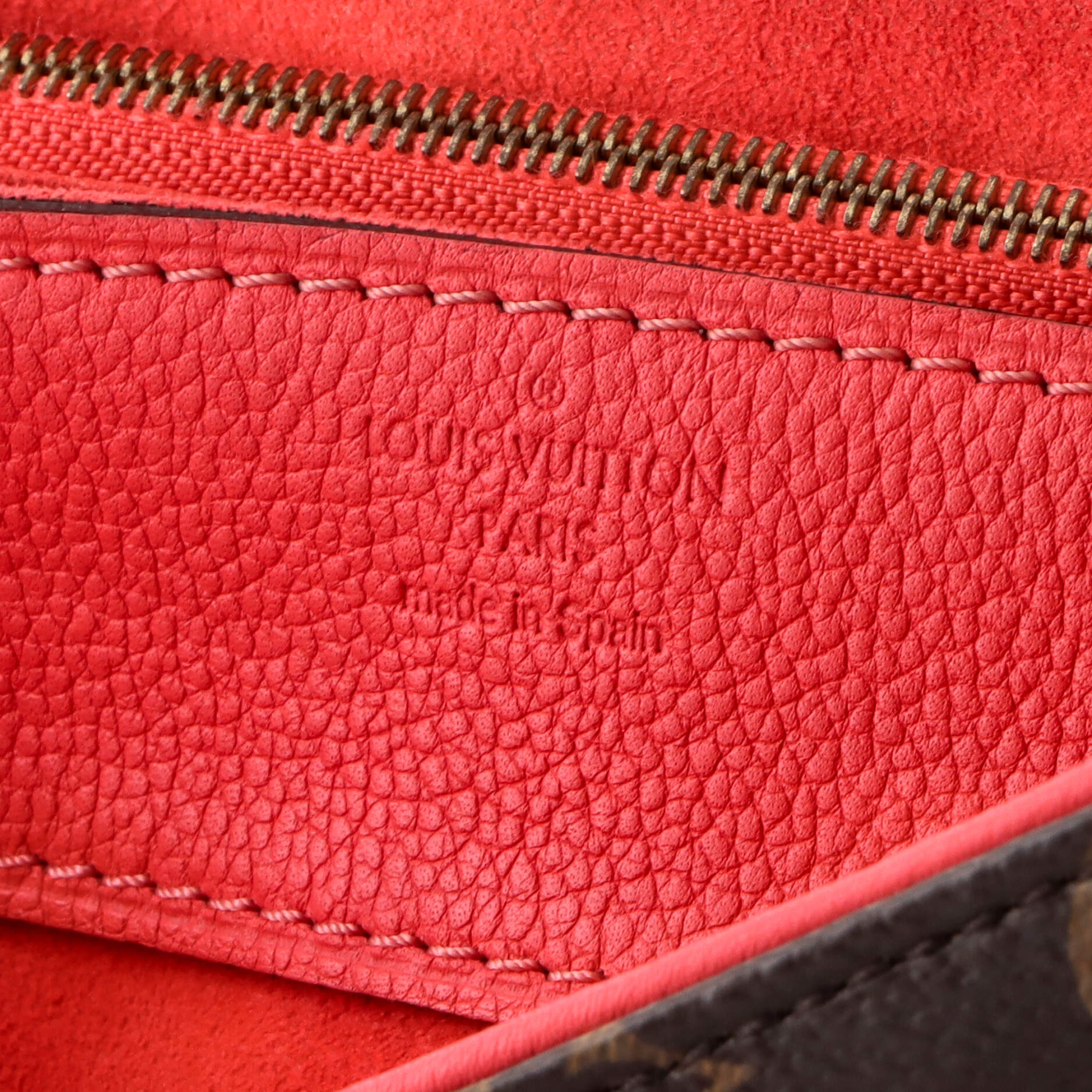 Pallas Chain Shoulder Bag Monogram Canvas and Calfskin