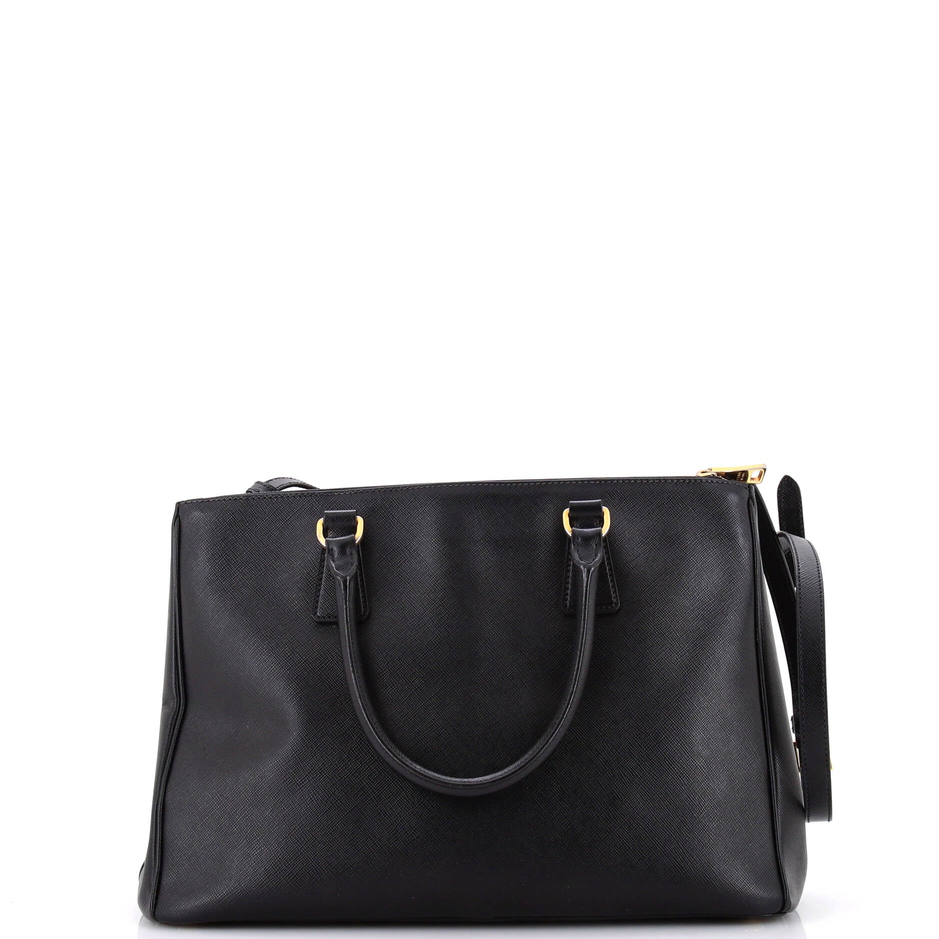 Galleria Double Zip Tote Saffiano Leather Medium
