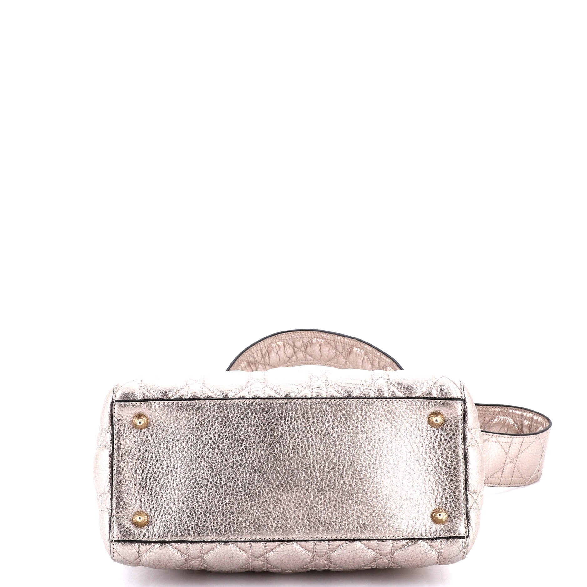Supple Lady Dior Bag Cannage Quilt Leather Medium