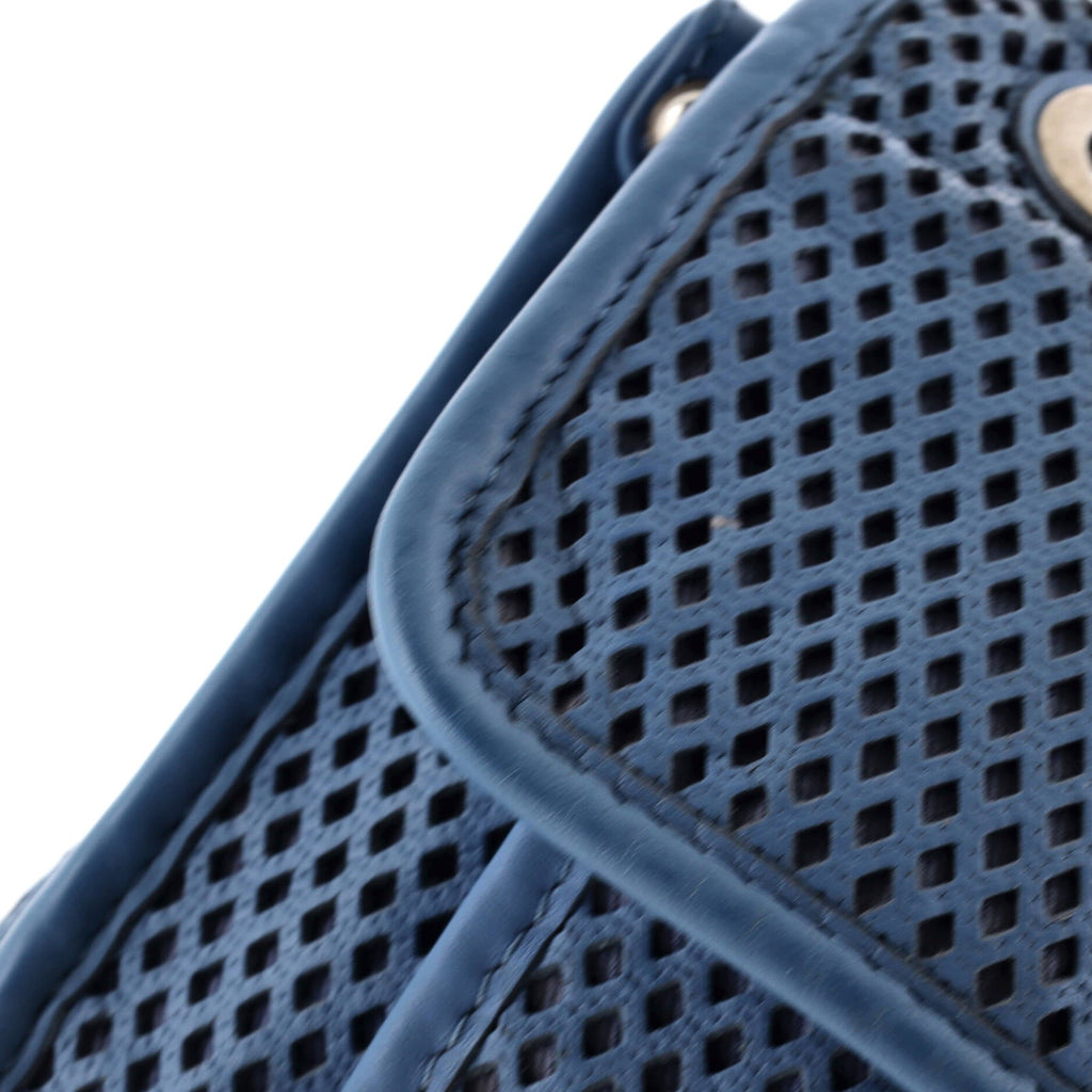 Up In The Air Flap Bag Perforated Leather Medium
