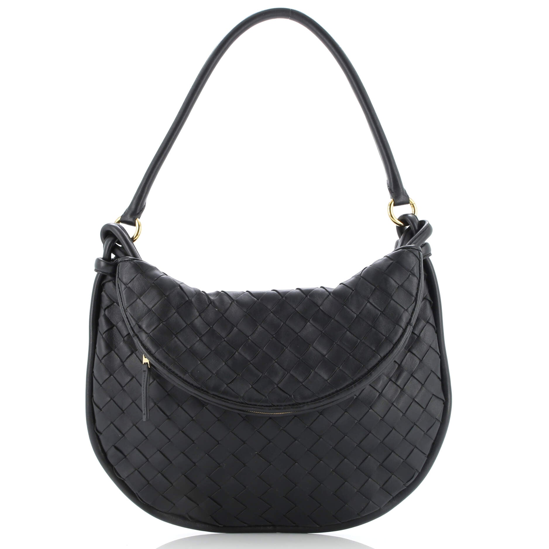 Gemelli Shoulder Bag Intrecciato Leather Medium